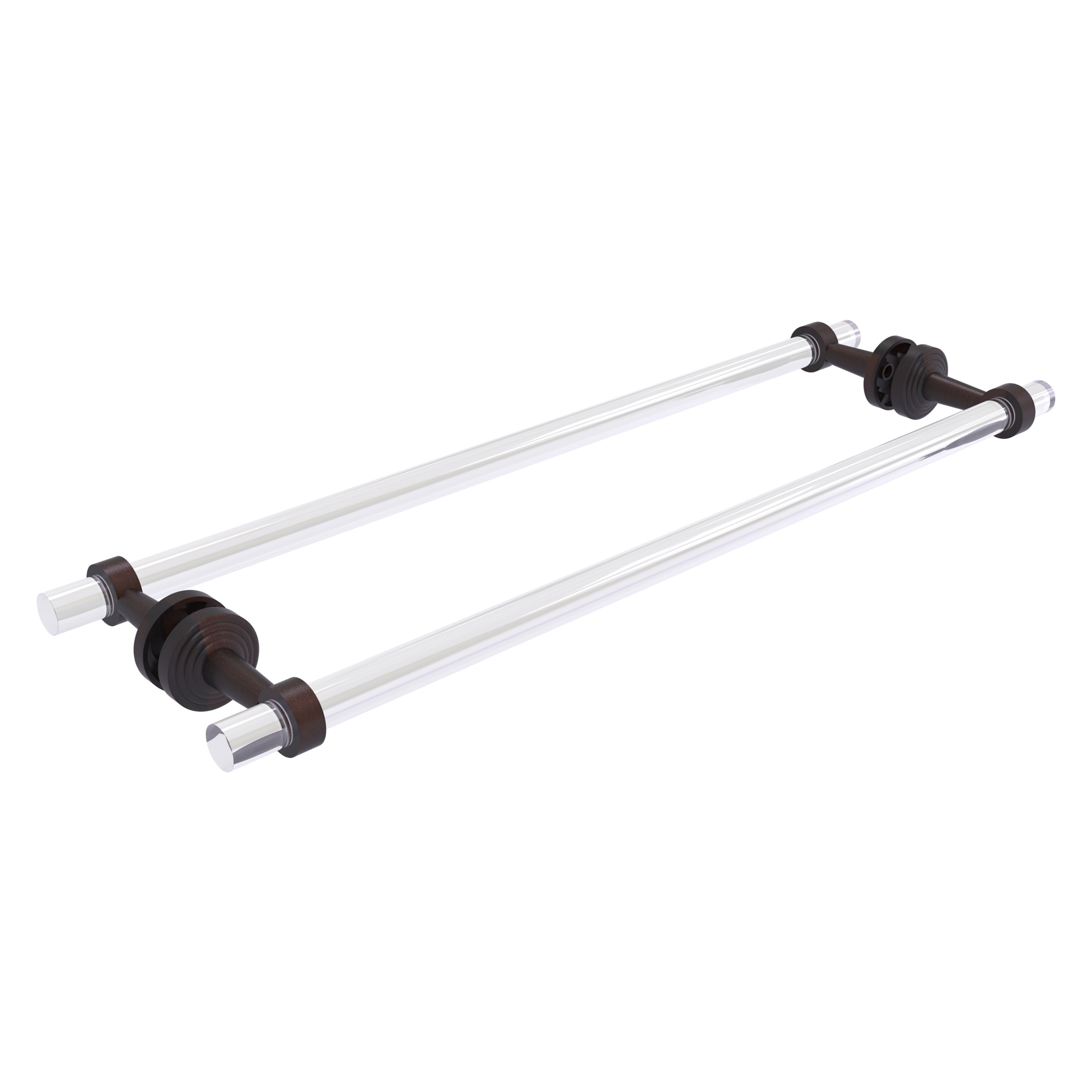 Allied Brass PB-41-BB-24-VB Pacific Beach 24-in double Venetian Bronze Wall mount Double Towel Bar