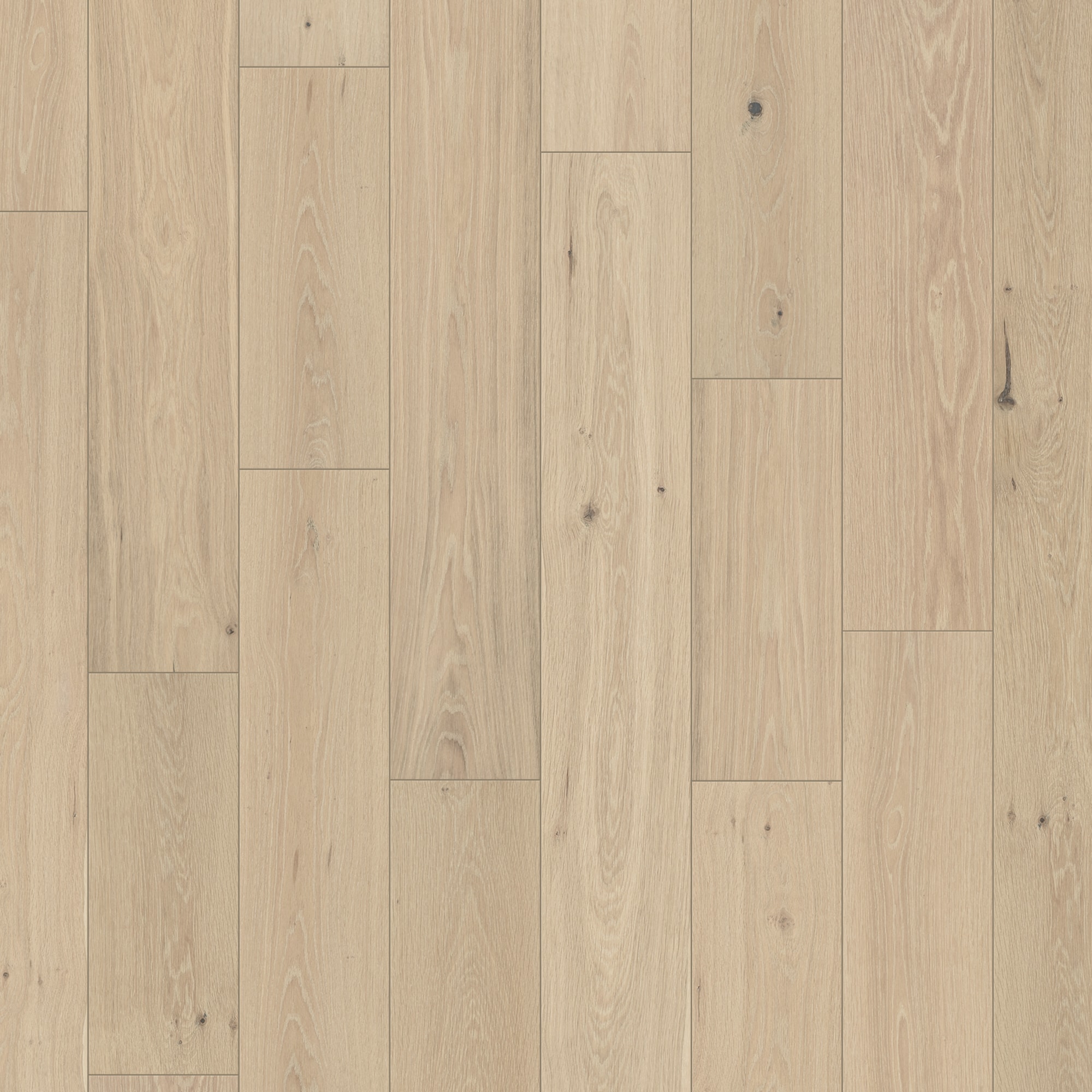 Element Flooring E21021 Irving Park Gillen European white oak 8-33/50-in W x 9/16-in T x Varying Length Wirebrushed Engineered Hardwood Flooring ( 31.25-sq ft / Carton )