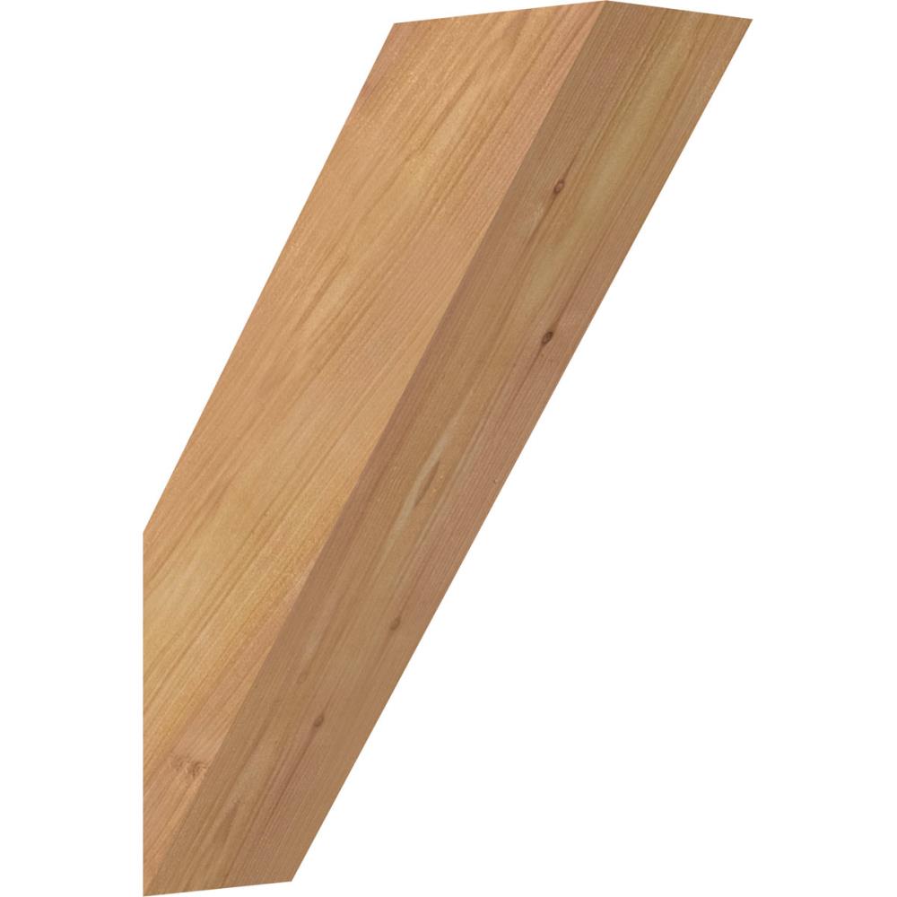 Ekena Millwork BRC04X10X14TRA00SWR 3-1/2-in x 10-in x 14-in Western Red Cedar Unfinished Wood Traditional smooth
