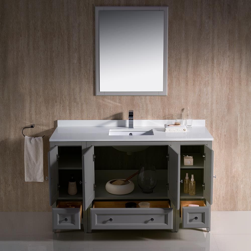 Fresca FVN20-123012GR Bath-Vanity-Combo - View #3