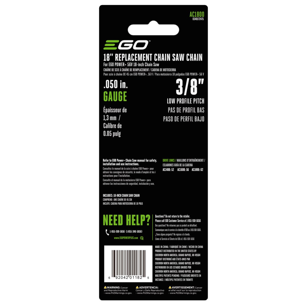 EGO AC1800 Chain-Saw-Chains - View #2