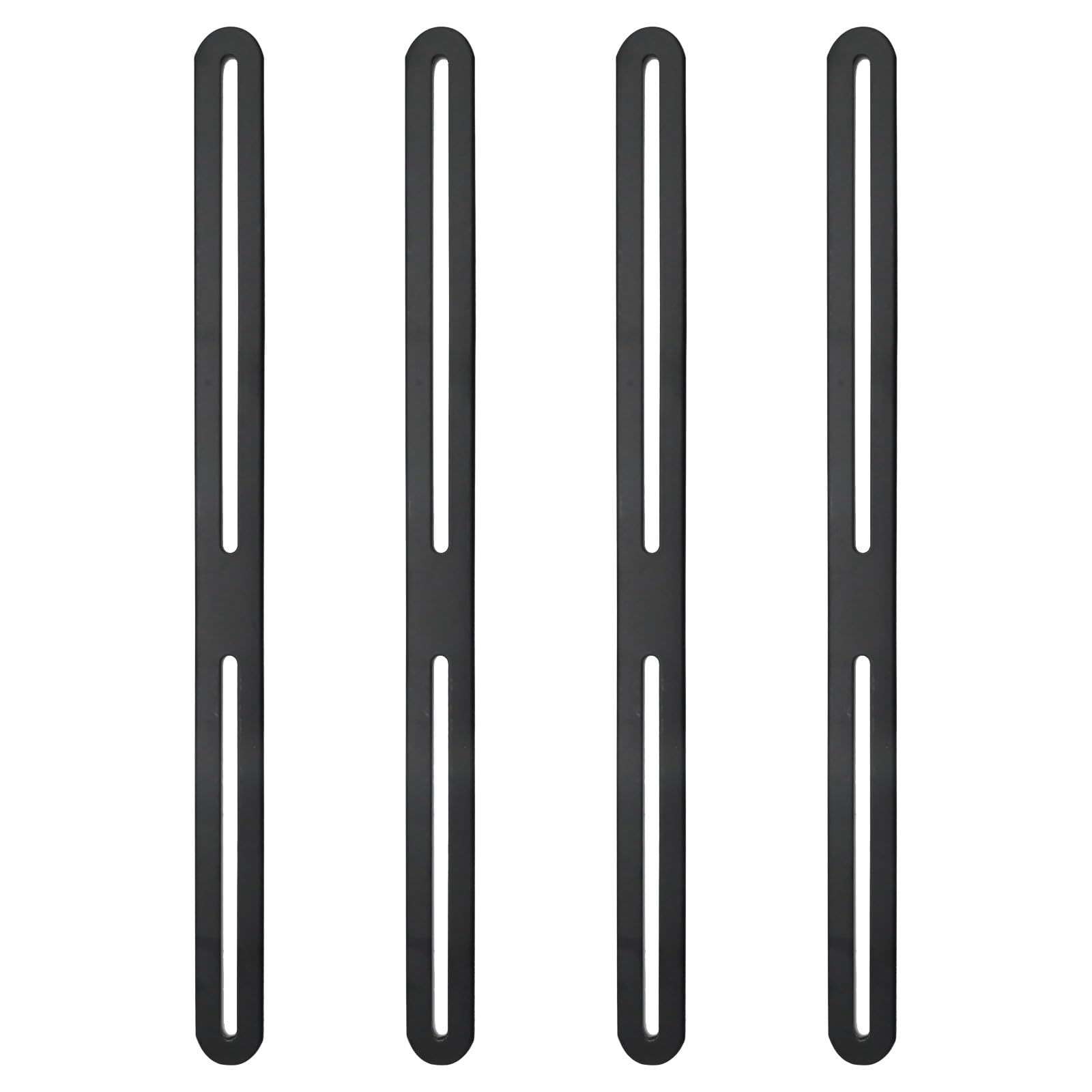 Aoibox  4 Pack Stainless Steel Flat Mending Plates 13 19 x 0 94 x 0 12 in with Adjustable Mounting Holes