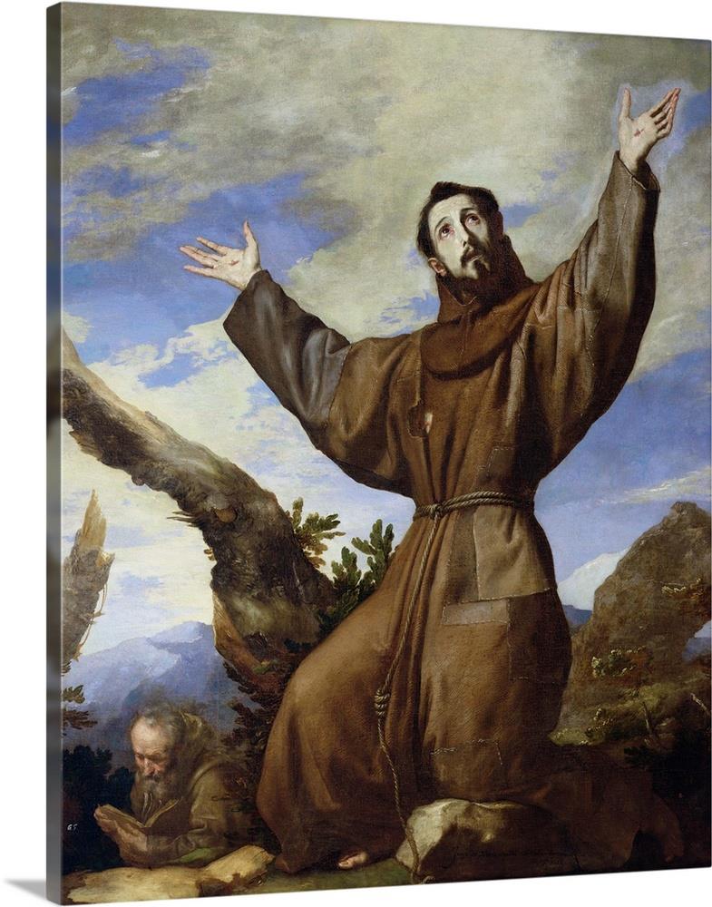 GreatBigCanvas 1021655-24-16X20 St. Francis of Assisi (c.1182-12 20-in H x 16-in W Abstract Print on Canvas