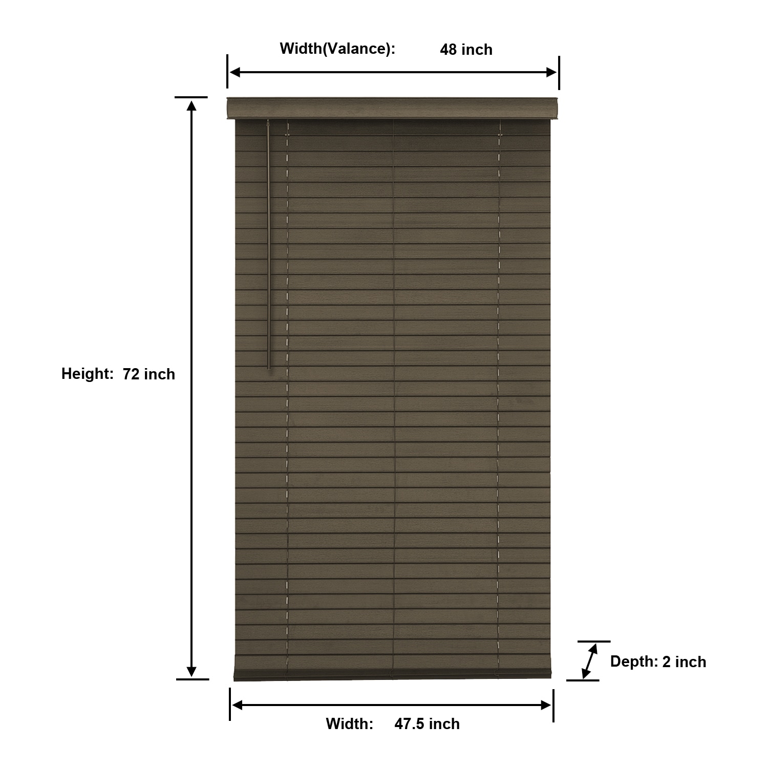 allen + roth DFWDC4872-47.5 blinds - View #7
