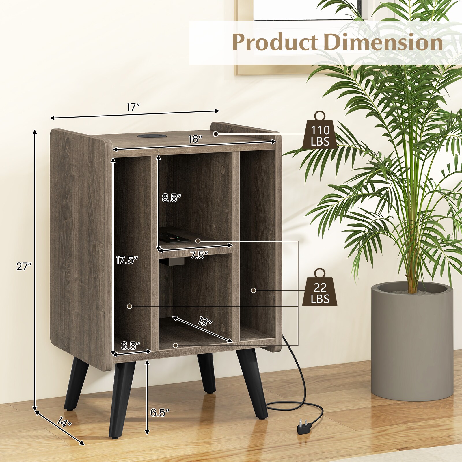 Fenbeli QLLSFENH587 End-Tables - View #3
