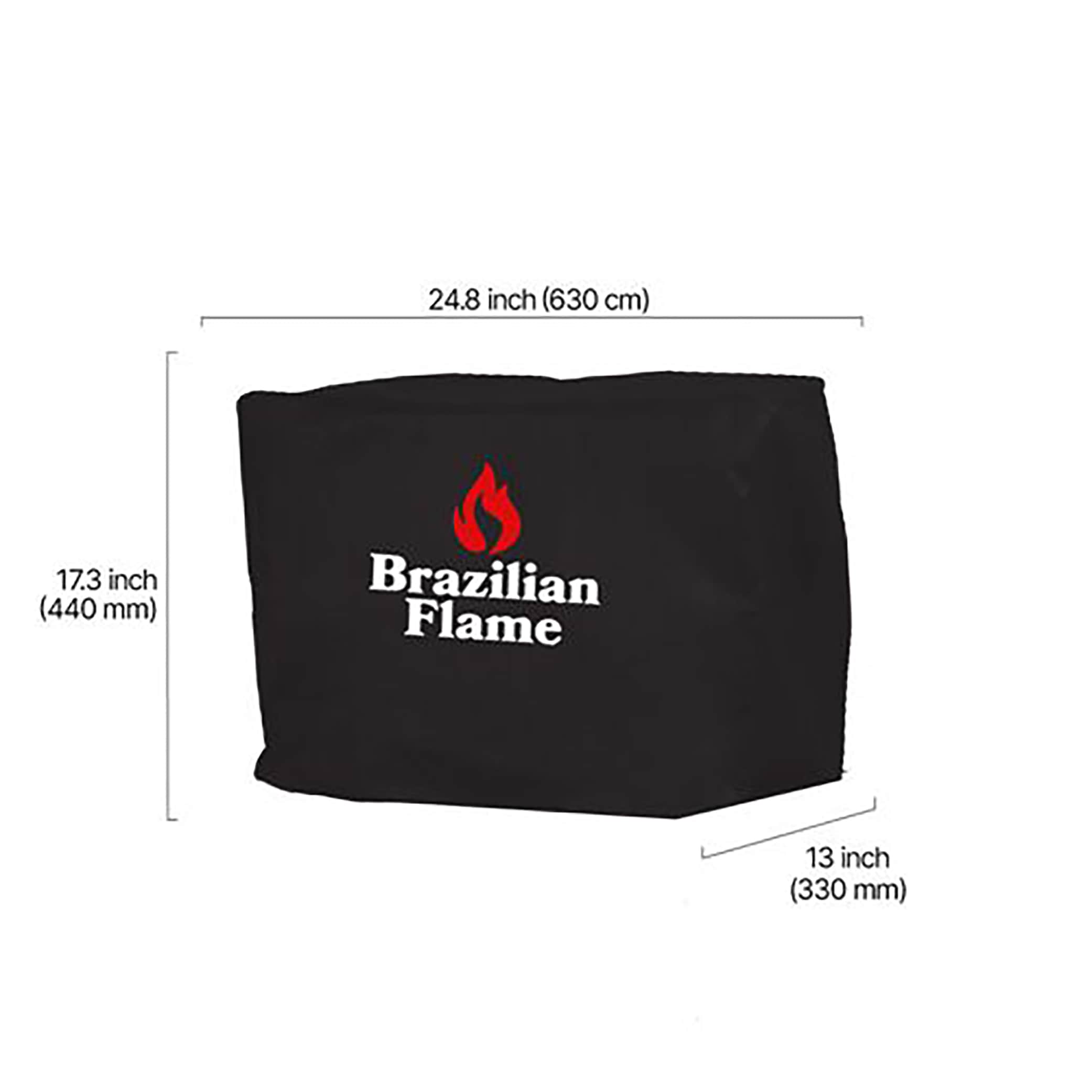 Black PVC Coated Polyester Grill Cover with Drawstring