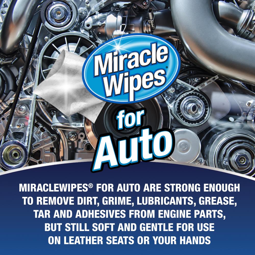 Wipes for Car Interior Cleaner Wipes for Dirt & Dust - Cleaning for Cars & Truck & Motorcycle, 30 Count - 3 Pack, Size: 90 ct, White