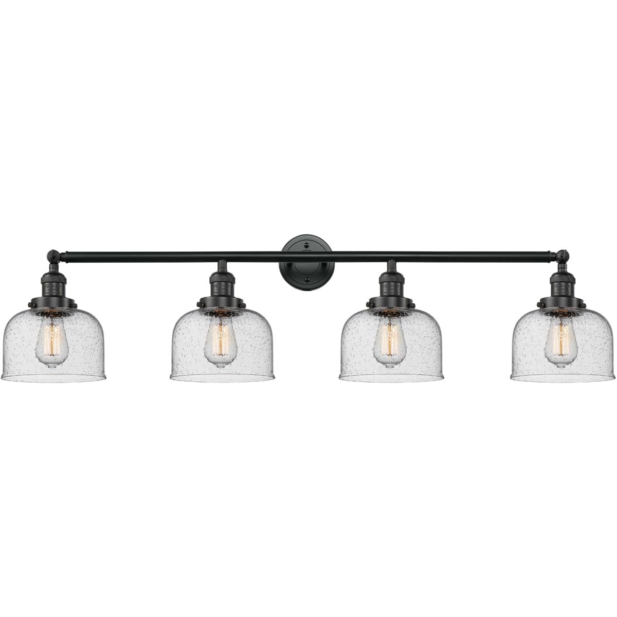 Innovations Lighting 1810609 215-BK-G74 Franklin Restoration Large Bell Matte Black