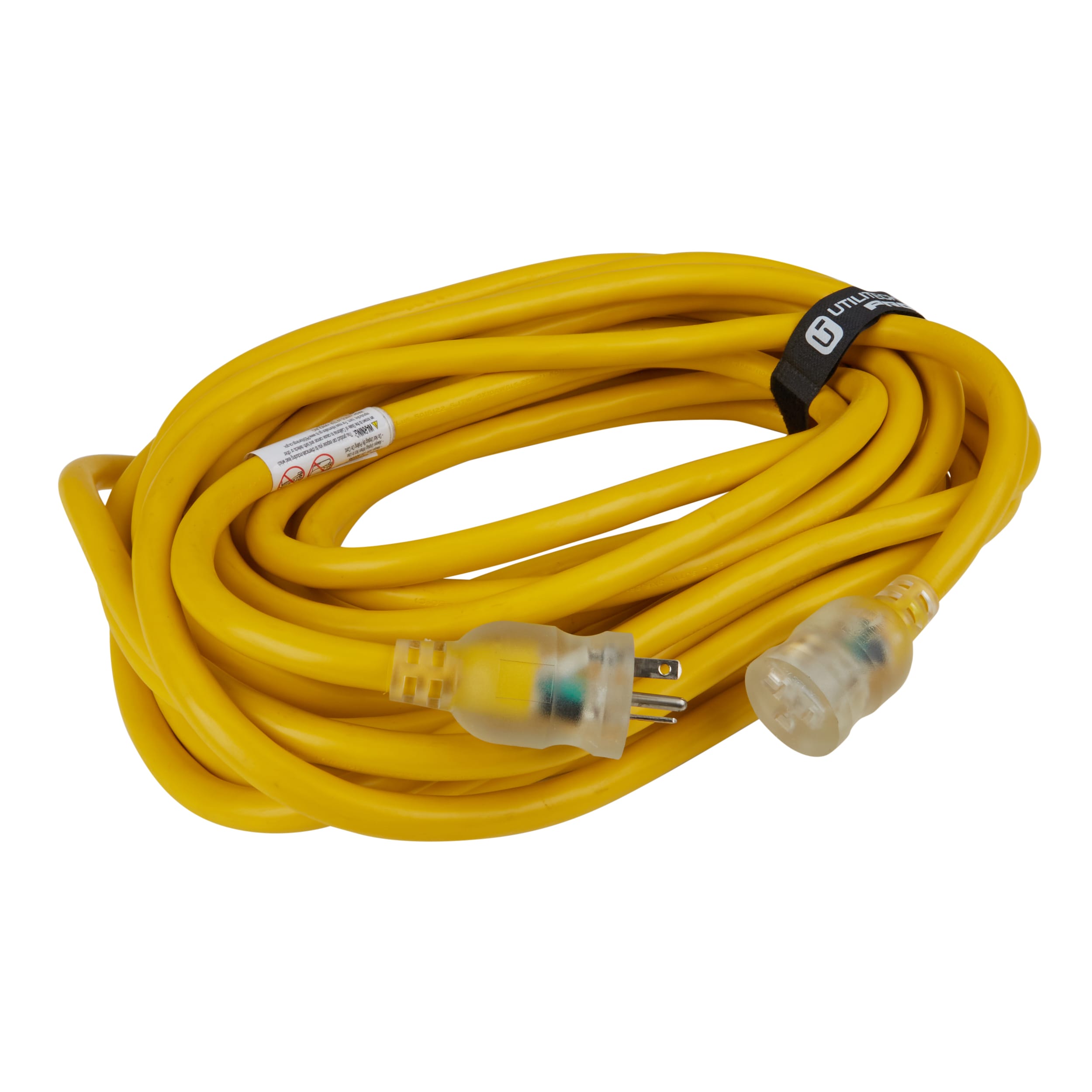 Utilitech Pro 50-ft 10 / 3-Prong Outdoor Sjtw Heavy Duty Lighted Extension  Cord at