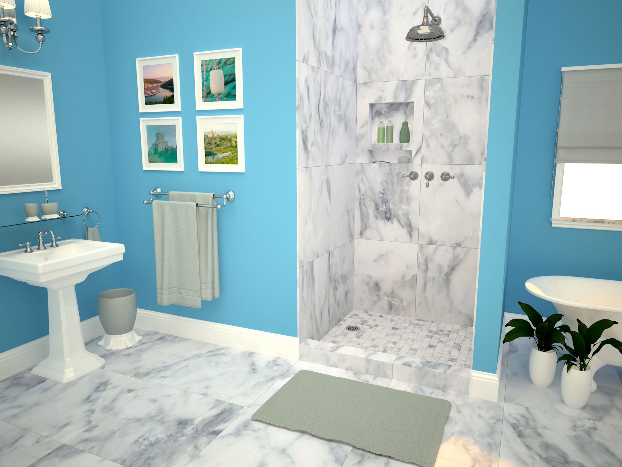 Tile Redi P4848LPVC Shower-Floors - View #4