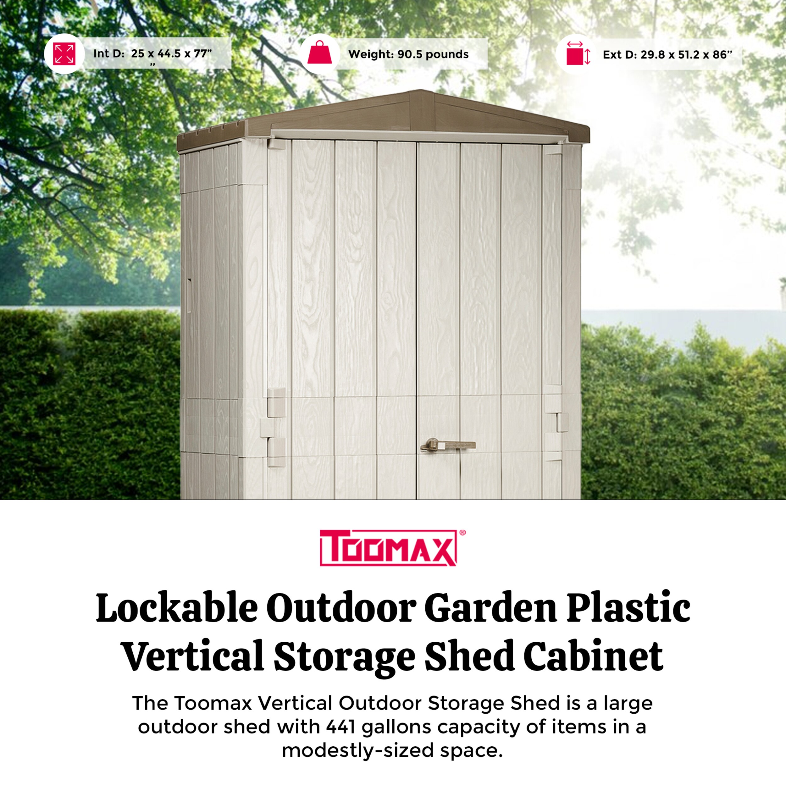 TOOMAX 173423 Small-Outdoor-Storage - View #12