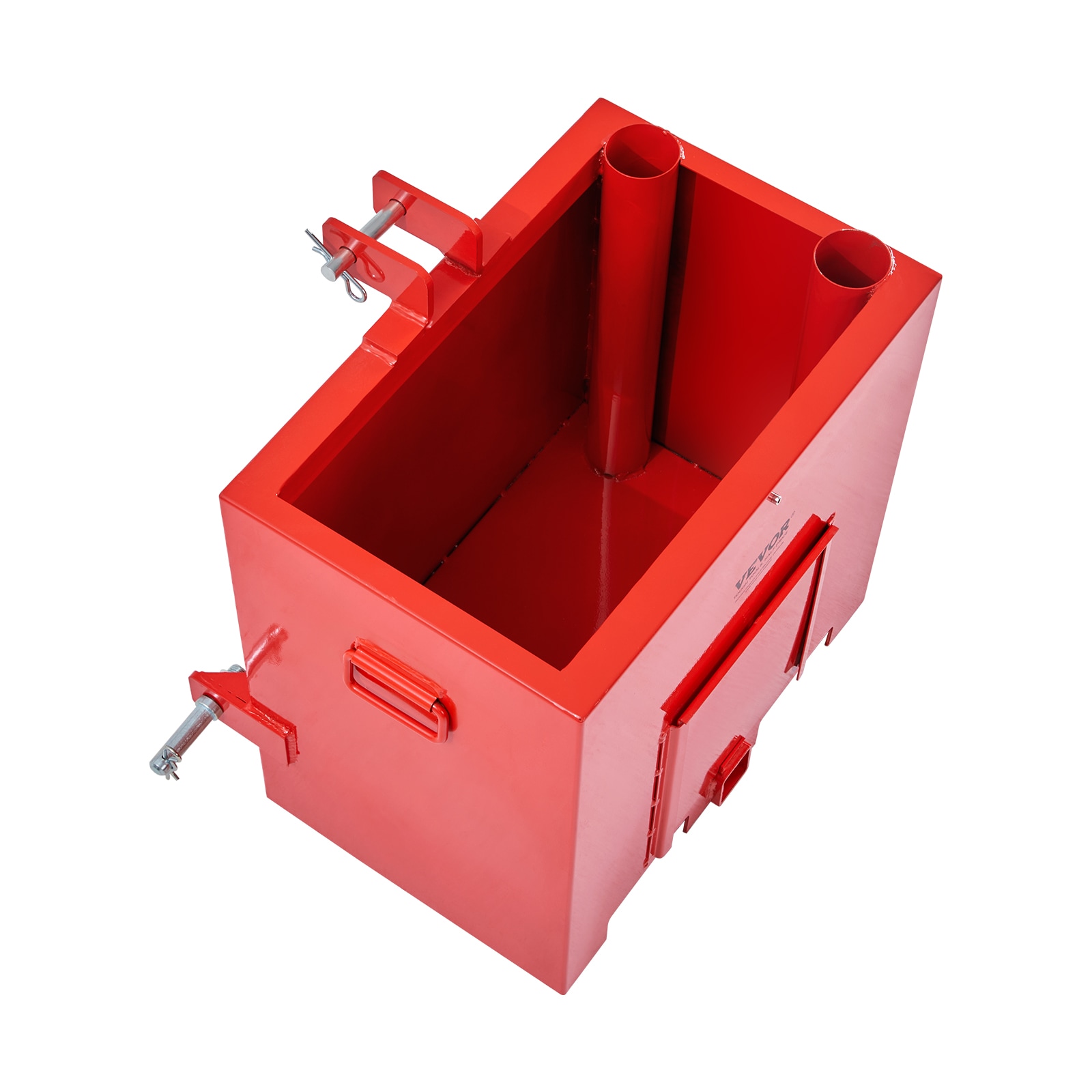 VEVOR TLJYZXHHS15035KDVV0 24.8-in x 19.6-in x 26.1-in Black Steel Side mount Truck Tool Box