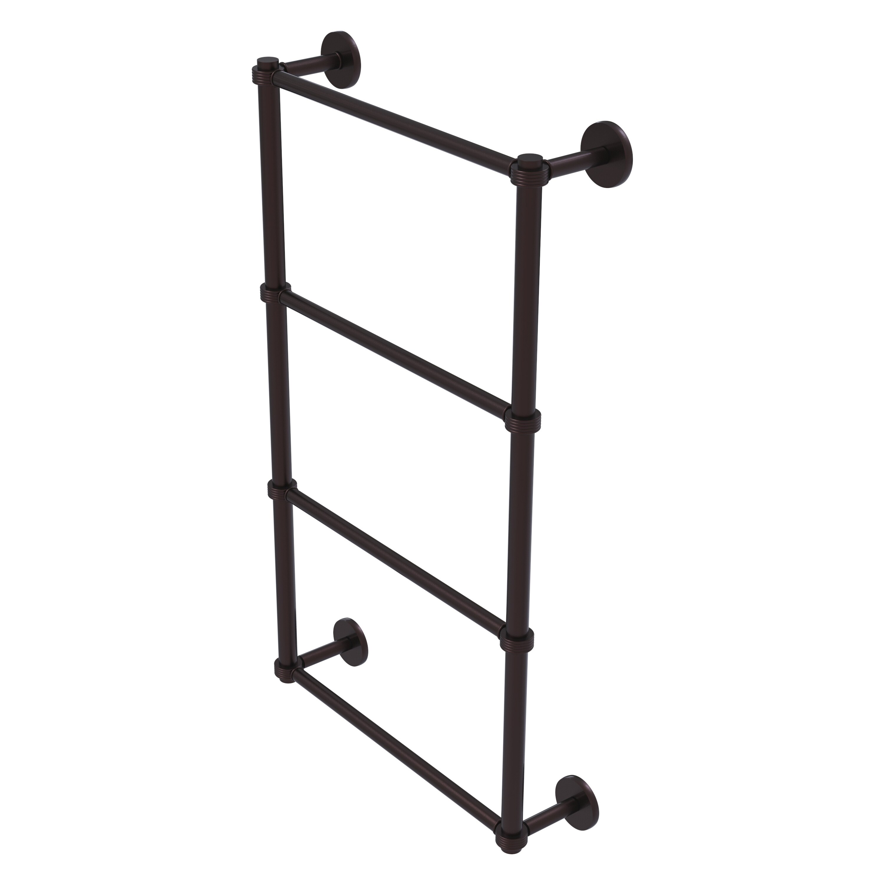 Allied Brass P1000-28G-30-ABZ Prestige Skyline 30-in double Antique Bronze Wall mount 4-tier Towel Bar