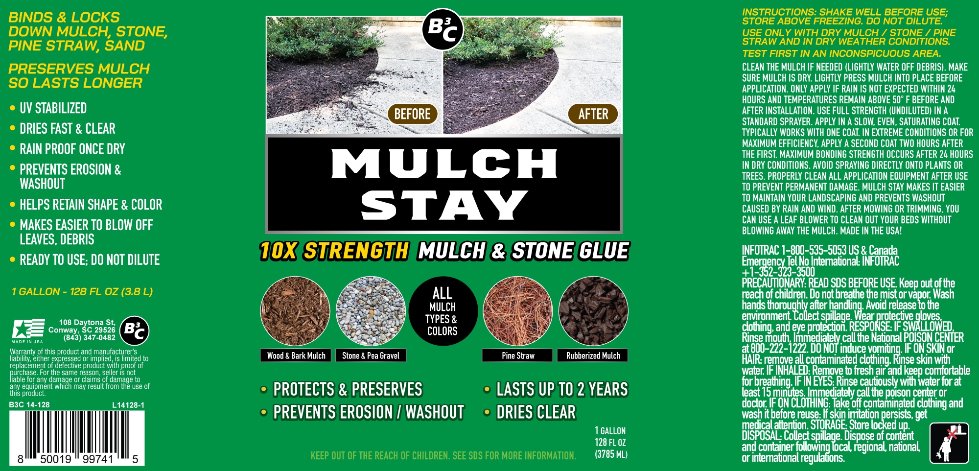 Mulch Stay 14-128-1 Mulch-Dyes - View #2