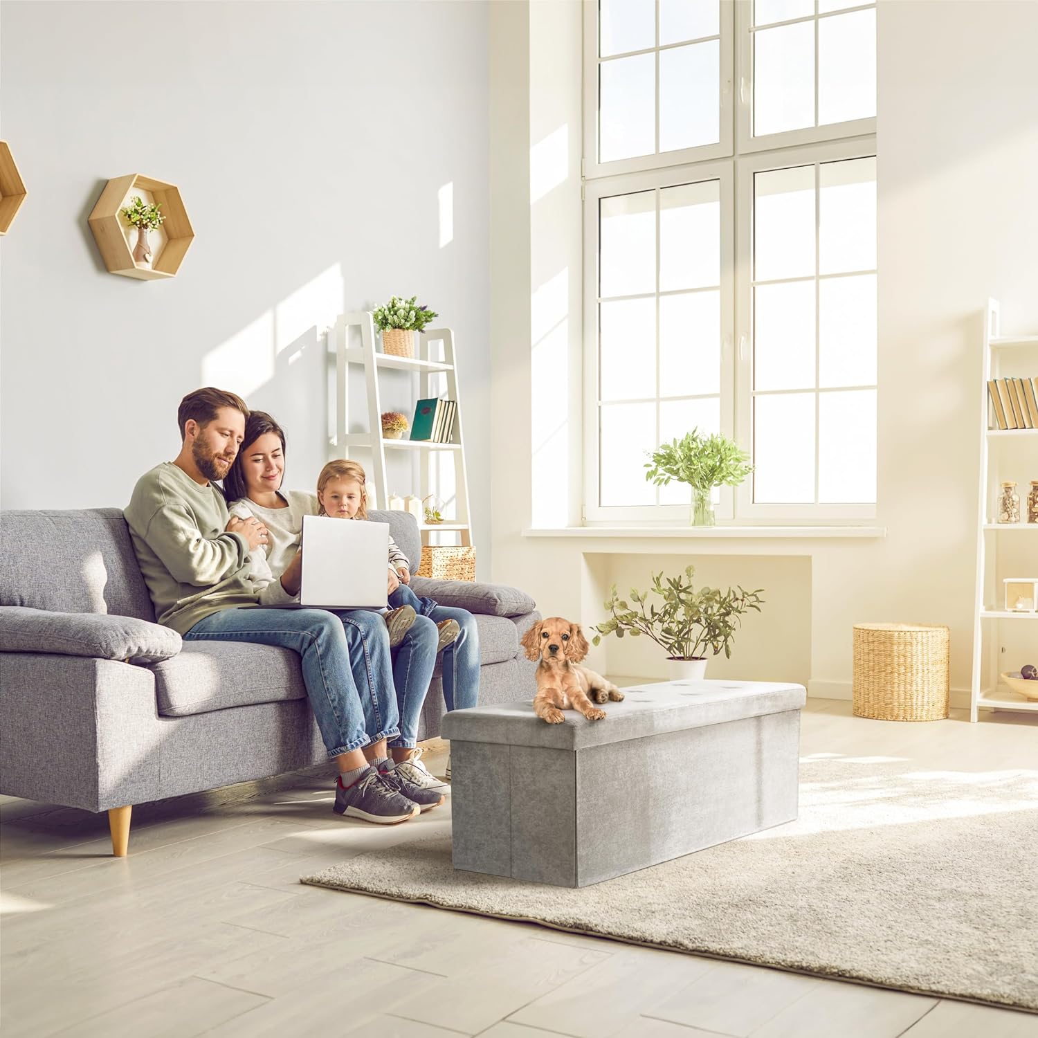 SORBUS 816485025489 Indoor-Ottomans - View #4