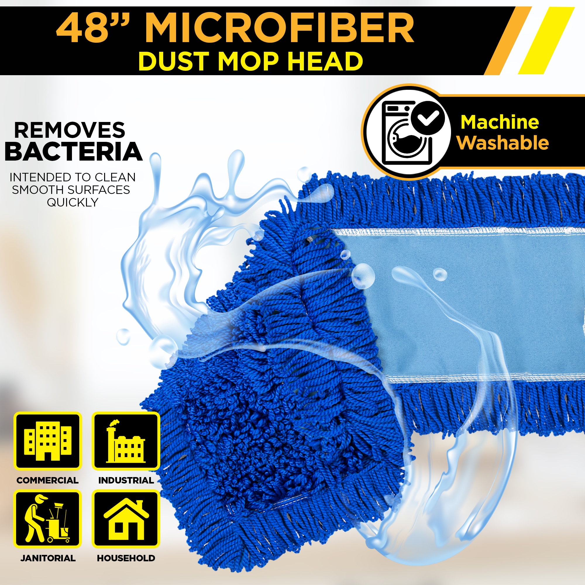 Gritt Commercial 182-48-6PKGRI Dust-Mops - View #2