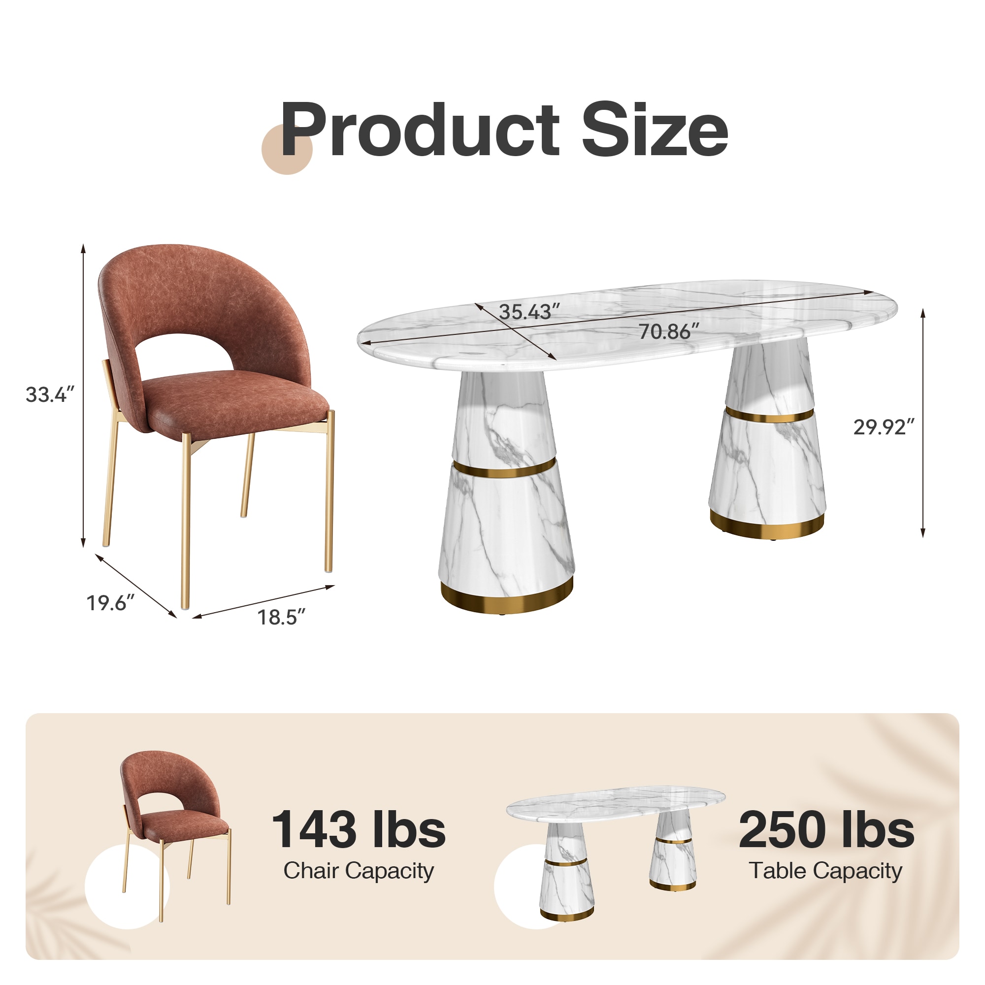 Clihome CL-134433RE Dining-Sets - View #5