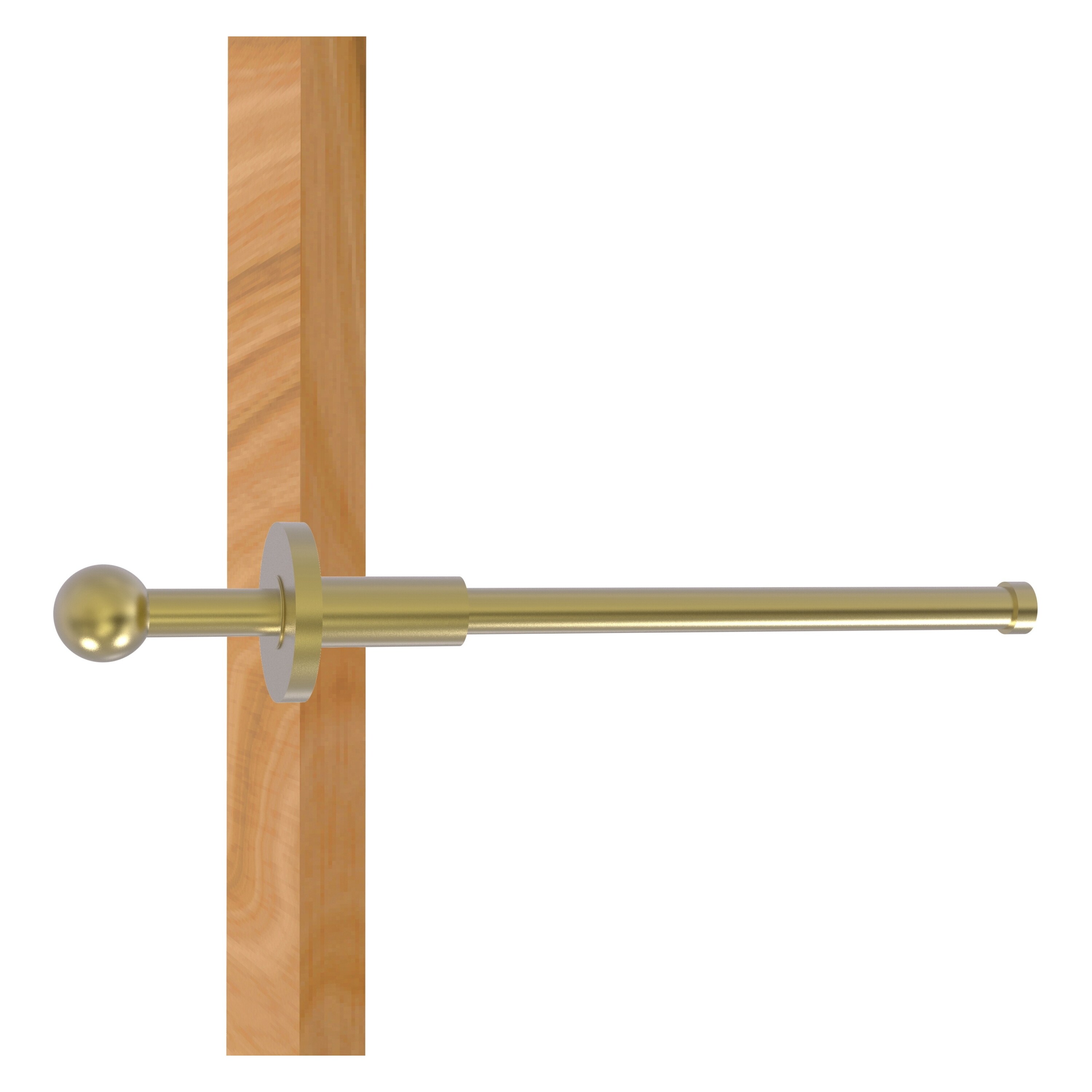 Allied Brass TD-23-SBR Satin Brass Single -Hook Wall mount Towel Hook