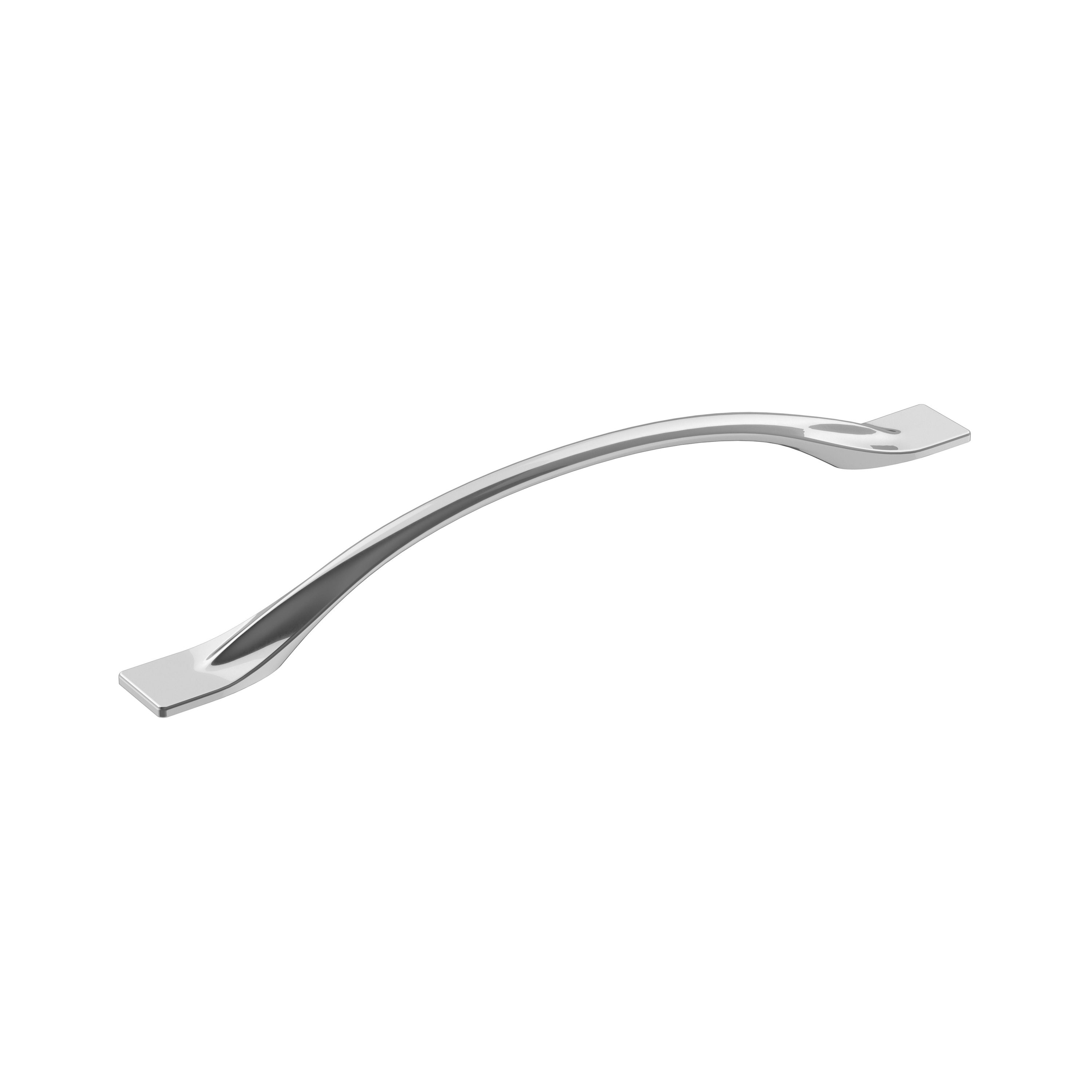 Amerock BP3691926 Uprise 7-9/16-in , 192mm Center to Center Polished Chrome Arch Handle