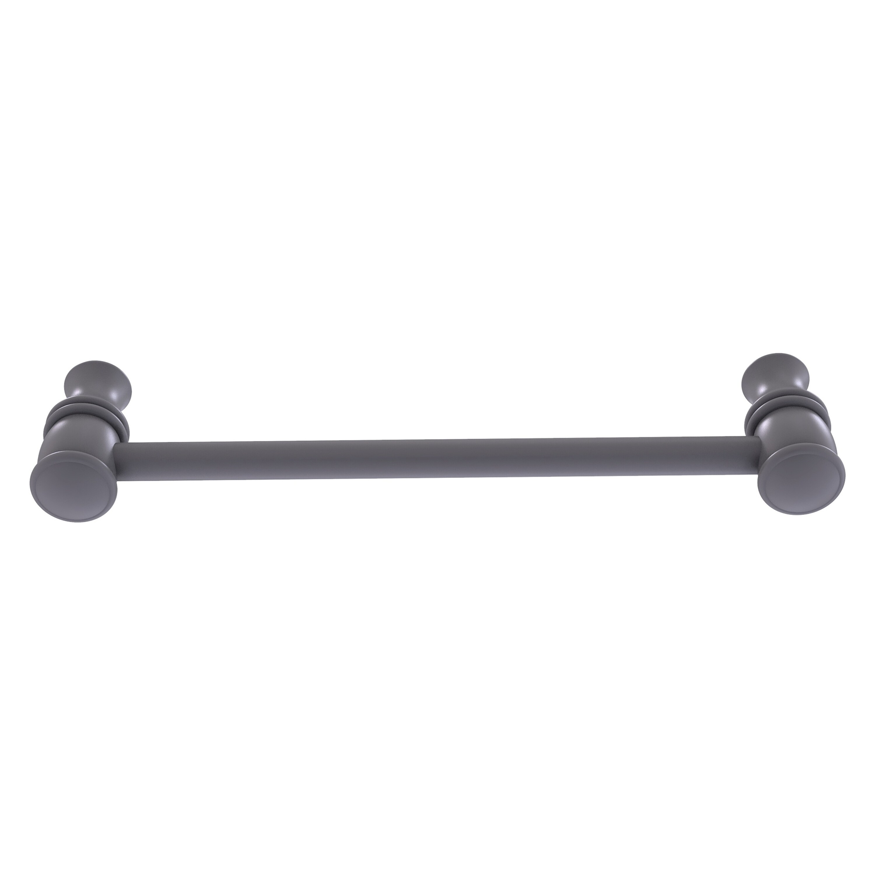 Allied Brass CL-30-6-GYM Carolina 6-in , Matte Gray Dual Mount Cylindrical Bar For Use on Appliances Drawer Pulls