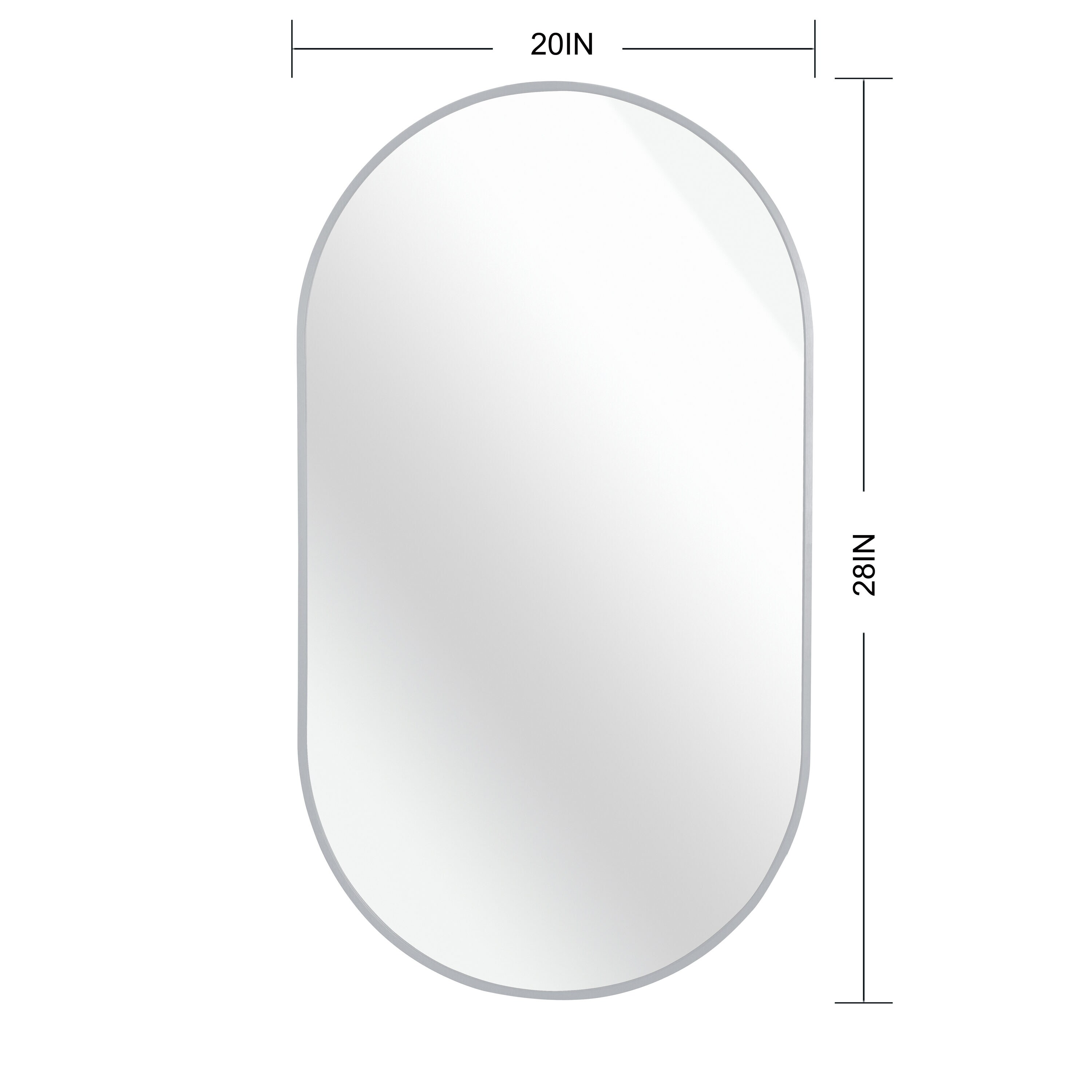 Forclover HUC-OV2028SL Framed-Bath-Mirrors - View #2