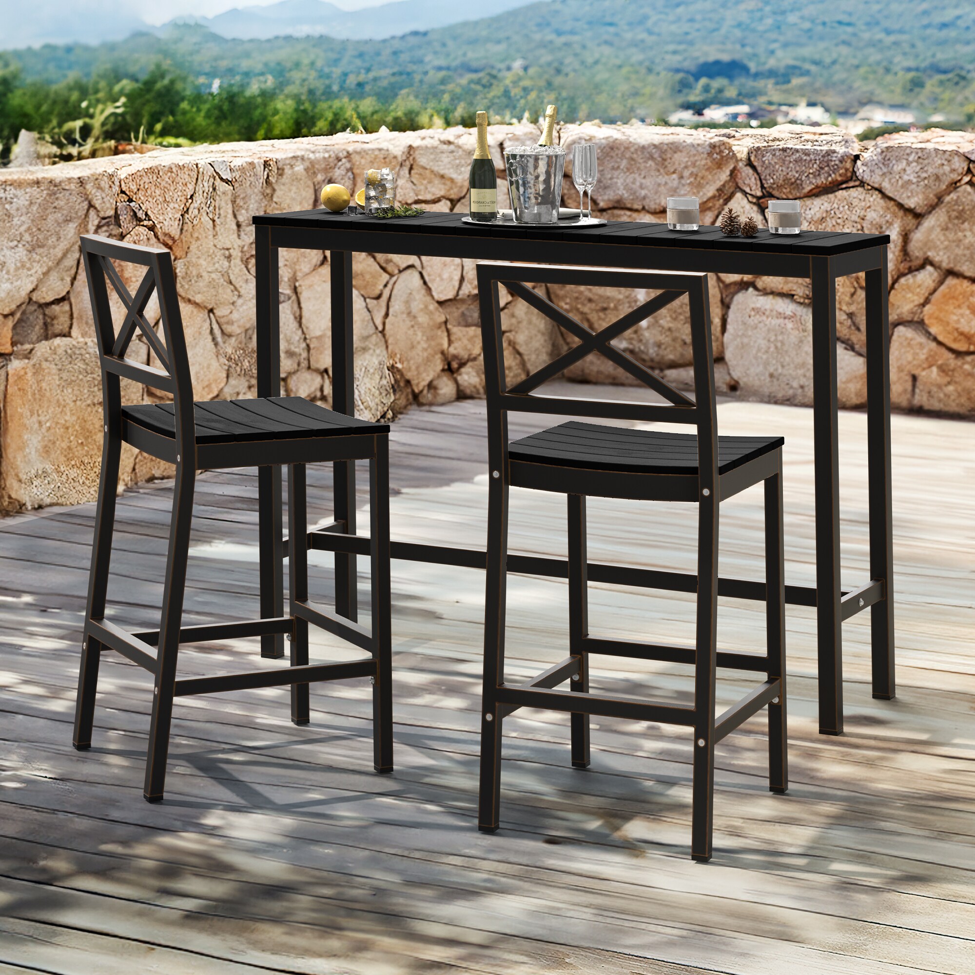 Lowes patio bar online set