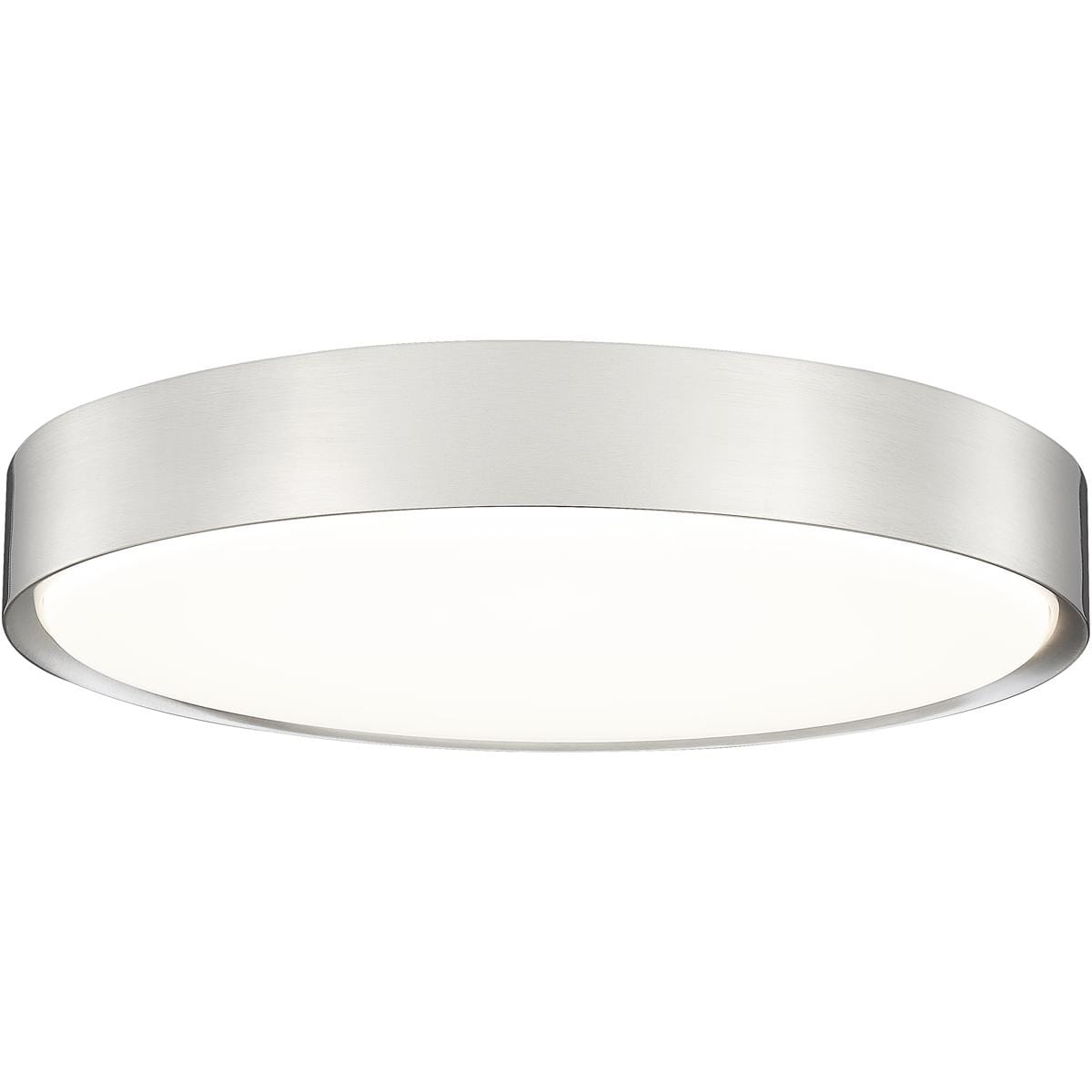  1014F20-BN-LED Kawan LED 20 inch Brushed Nickel Flush Mount Ceiling Light
