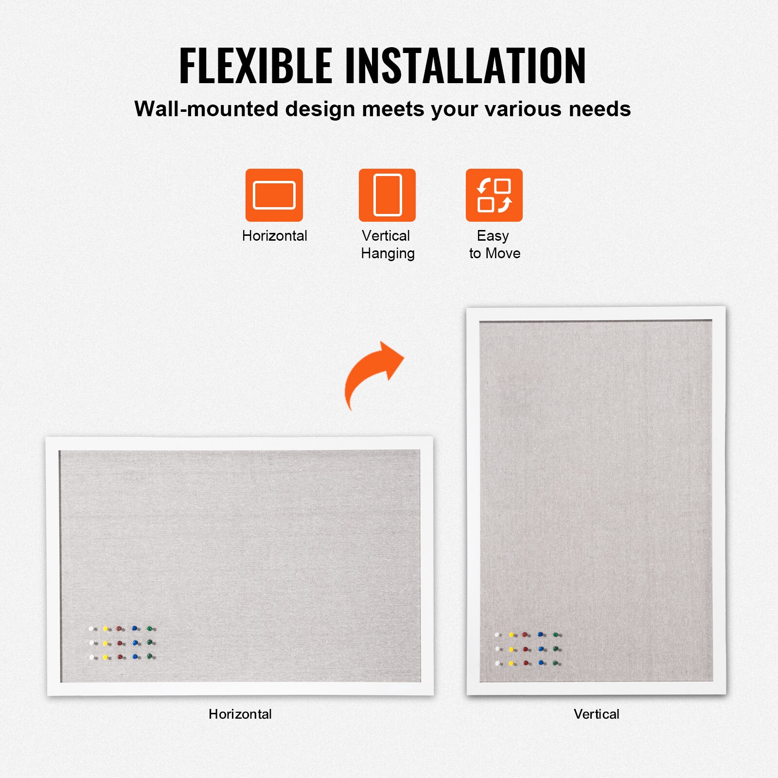 VEVOR SCRMB48X36WB05576V0 Dry-Erase-Bulletin-Boards - View #4