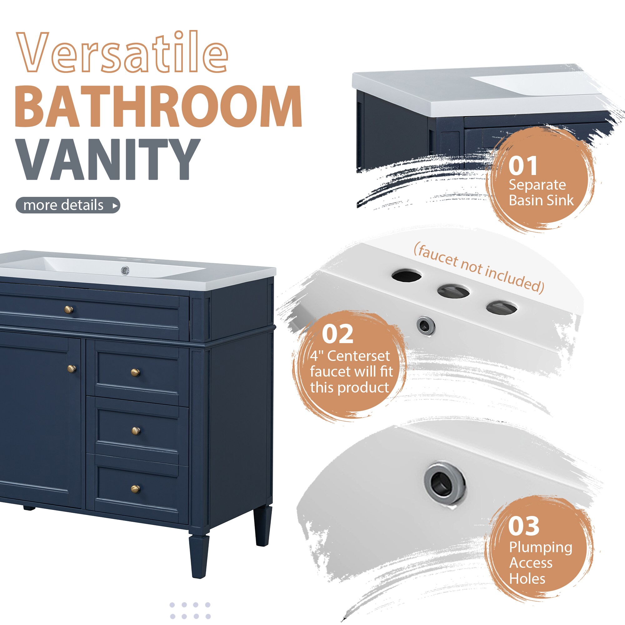 ModernLuxe L3P-N710S236006C Bath-Vanity-Combo - View #3