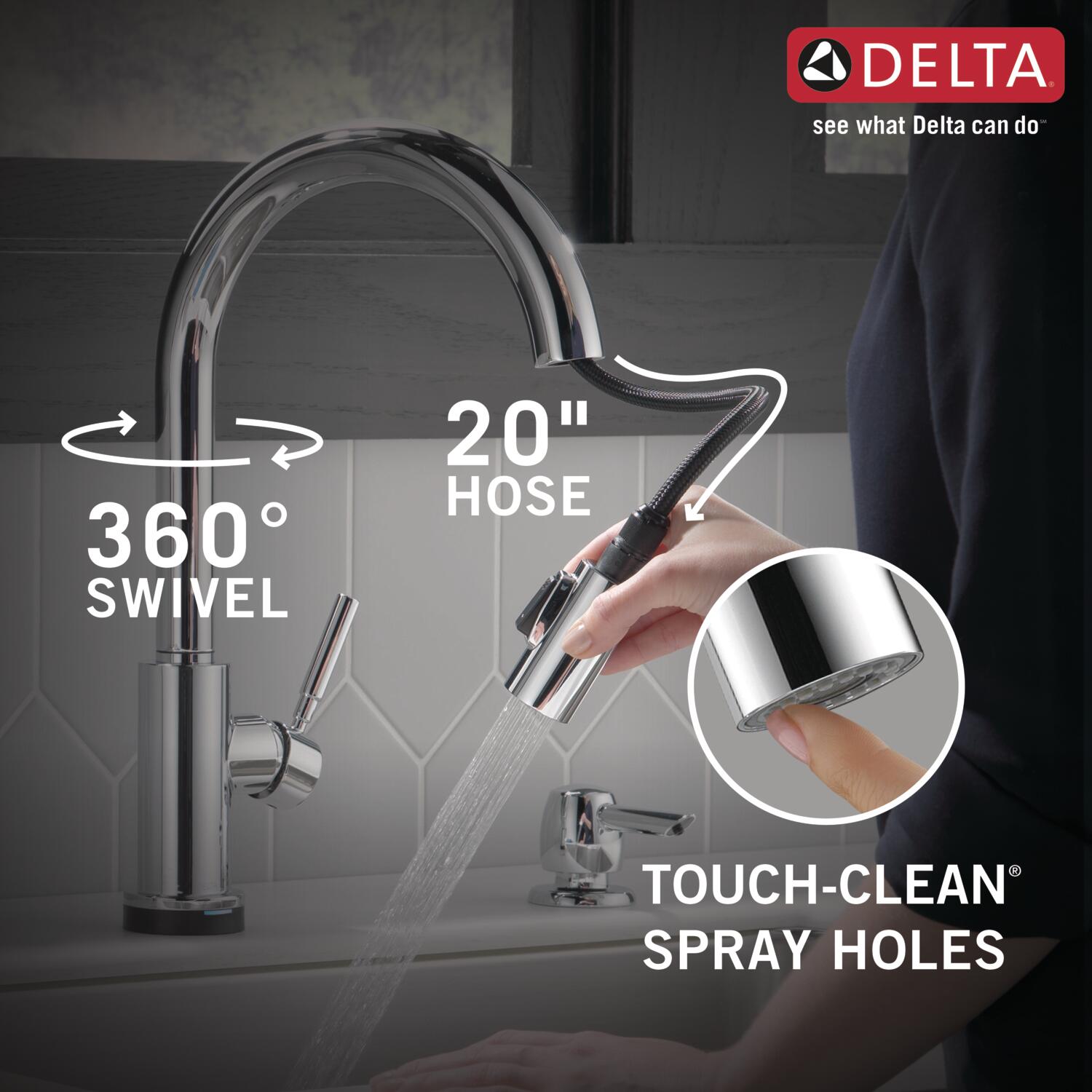 Delta 19933T-SD-DST Kitchen-Faucets - View #8