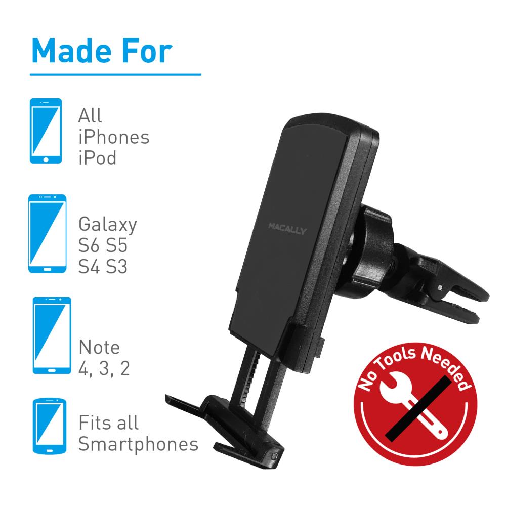 Macally MVENTMAG Cell-Phone-Car-Mounts - View #3