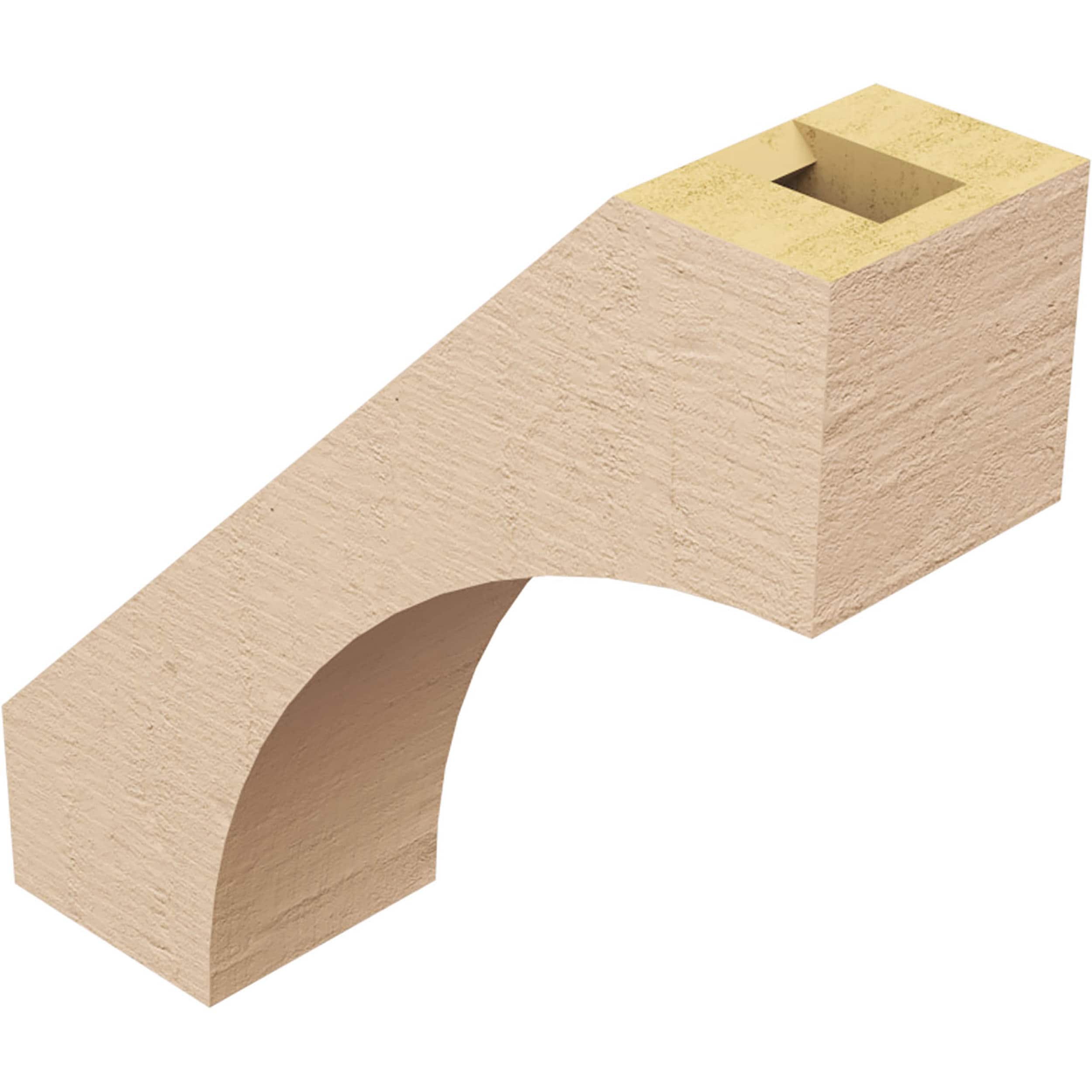 Ekena Millwork BRCUR03X10X10WTLRCPR braces - View #12