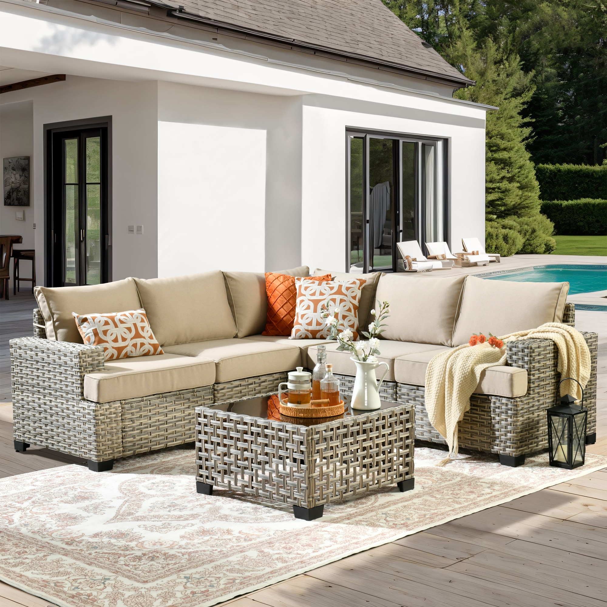 Pouuin STBS600-6 Patio-Sofas-Daybeds - View #8