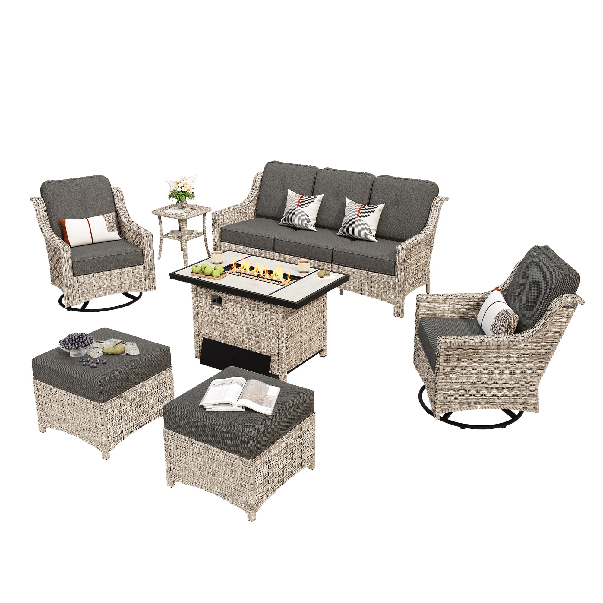 weaxty HMBCFP-YZPAD1072 Patio-Conversation-Sets - View #8