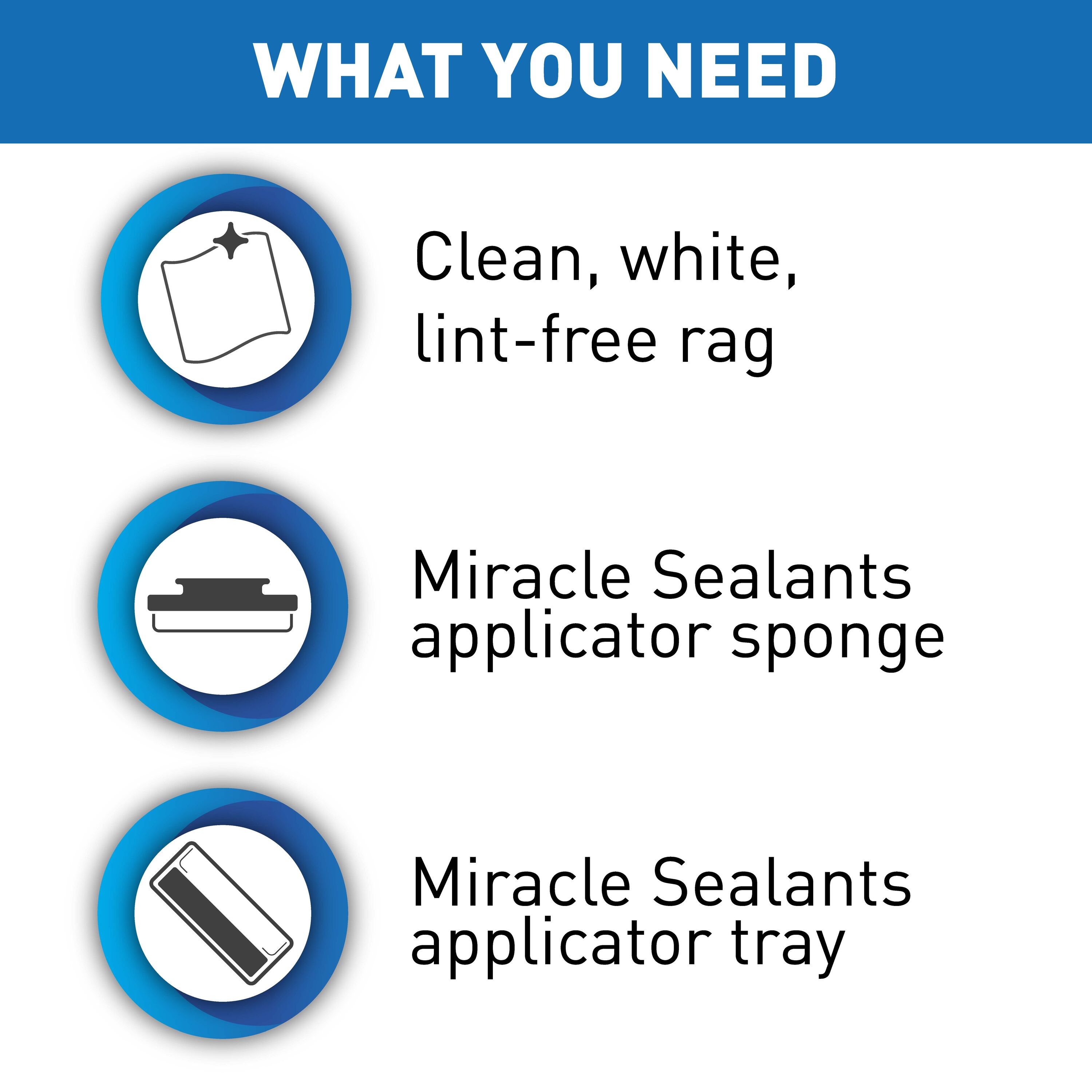 Miracle Sealants - Mira Brush Applicator & Tray
