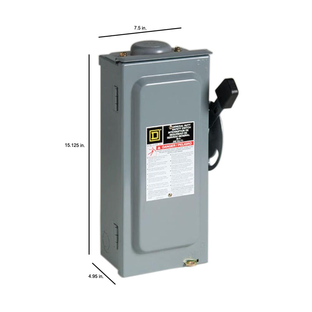 Square D D222NRBCP Safety-Switches - View #2