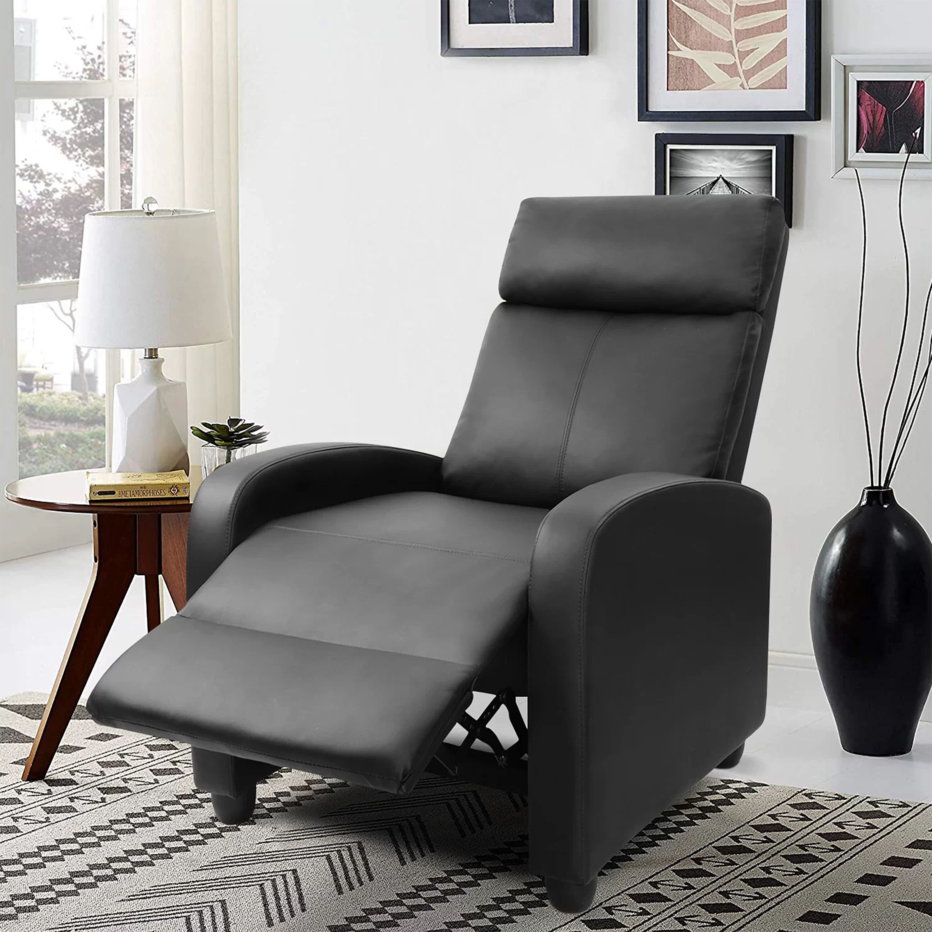 Vineego Massage Sofa Chair,Adjustable Fabric Recliner Home Theater