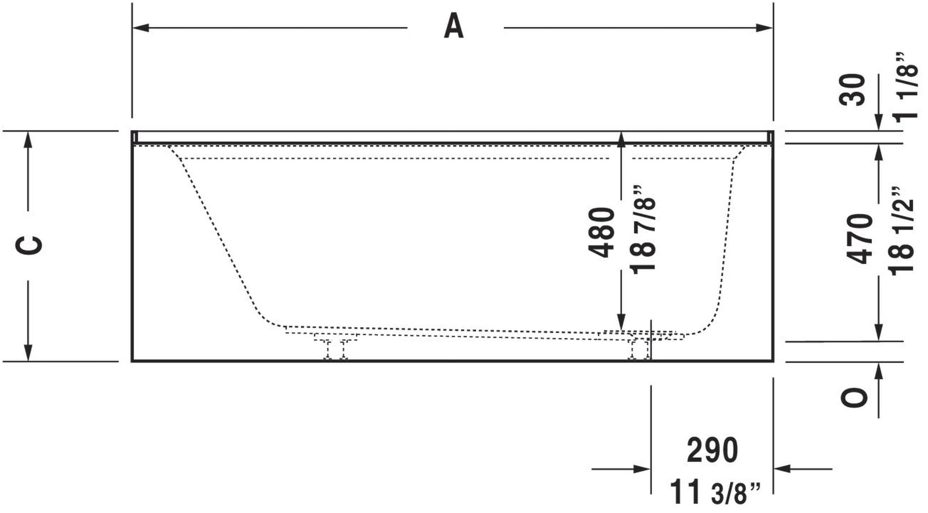 Duravit 700353000000090 bathtubs - View #7