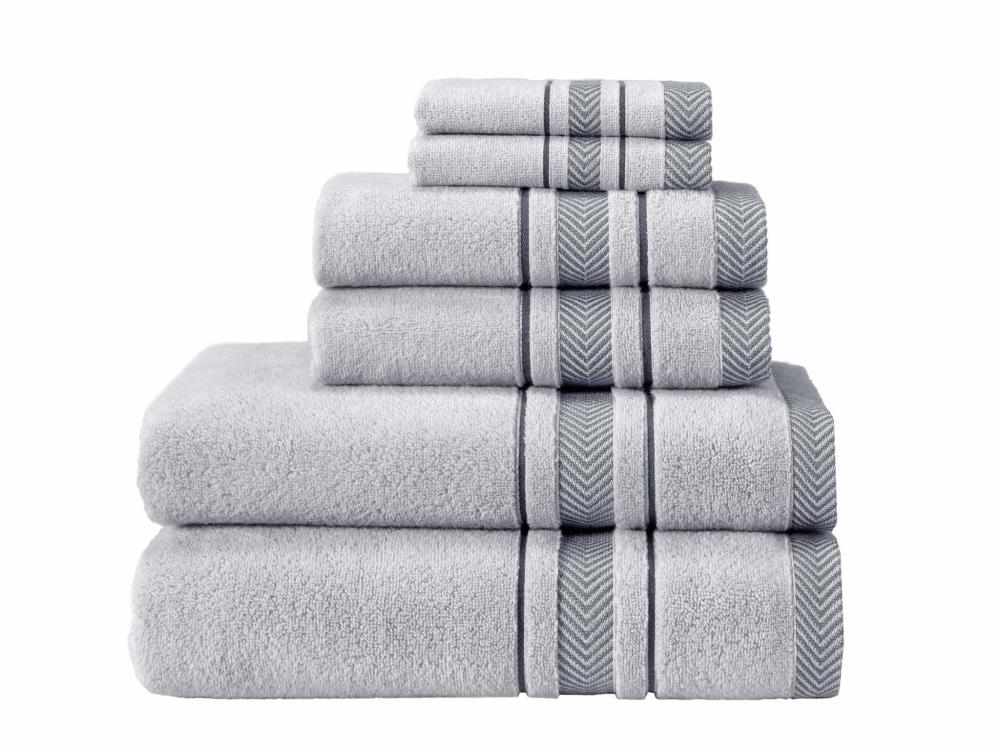  COTTON CRAFT Ultra Soft 6 Piece Towel Set - 2 Oversized Large Bath  Towels,2 Hand Towels,2 Washcloths - Absorbent Quick Dry Everyday Luxury  Hotel Bathroom Spa Gym Shower Pool Travel -100%