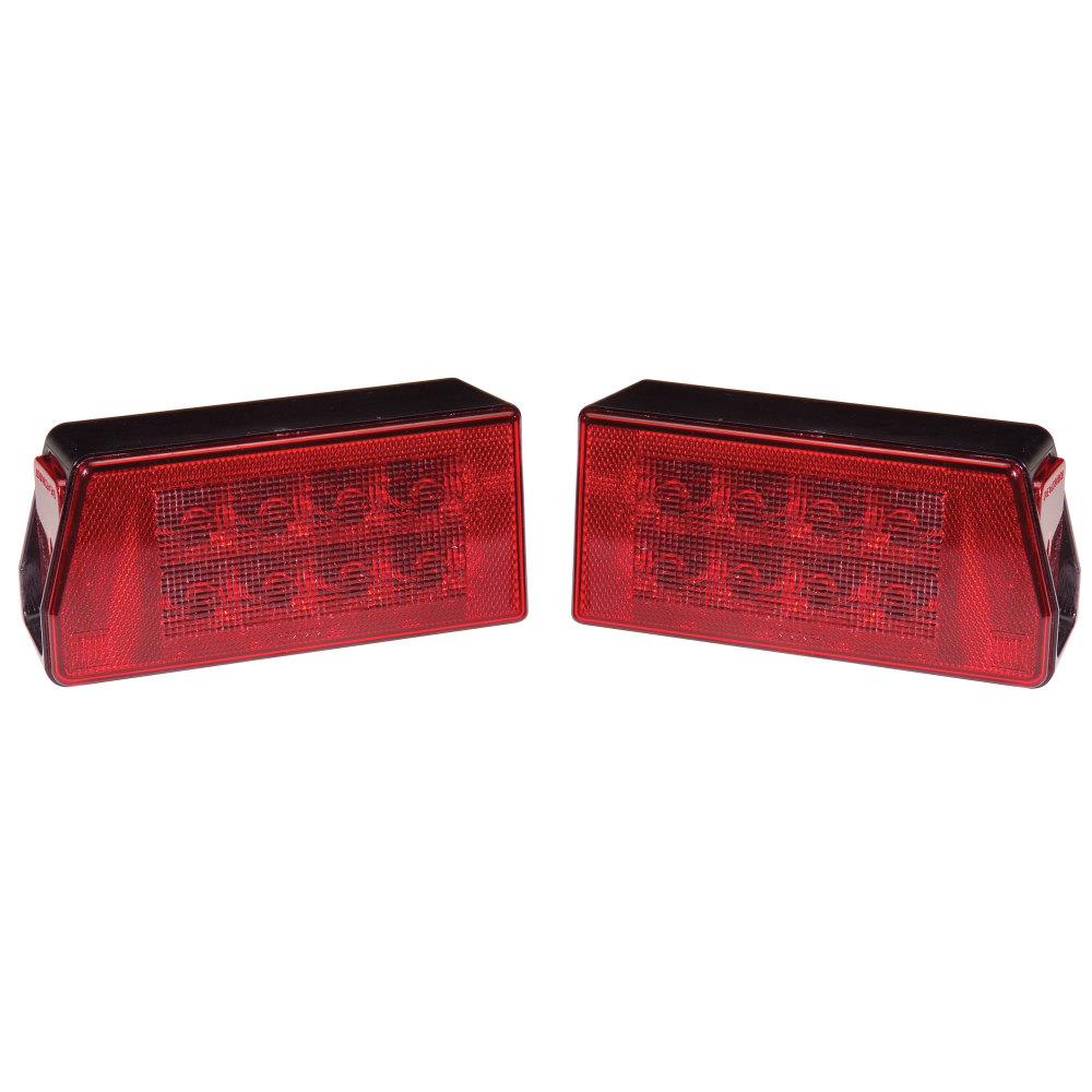 Innovative Lighting 287-4482-7 LED Rectangular Tail Light Kit - Red, 2 Pack
