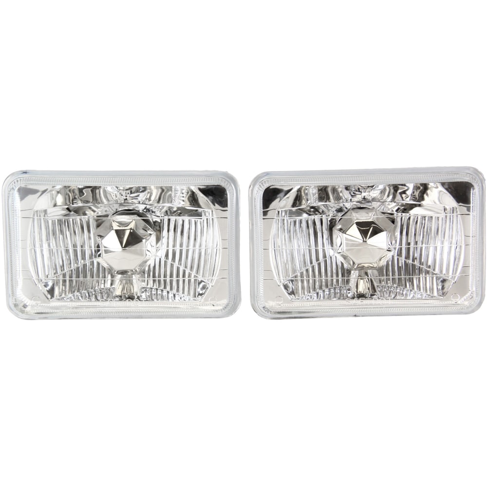 Garage-Pro JCWSTYU9702CHL3GP Headlight Mpatible with 1980-1984 Volkswagen Jetta/toyota Camry 1983-1984/honda Acrd 1982-1985/nissan Maxima 1984 Passenger and Driver Side Halogen Pair- Clear Lens