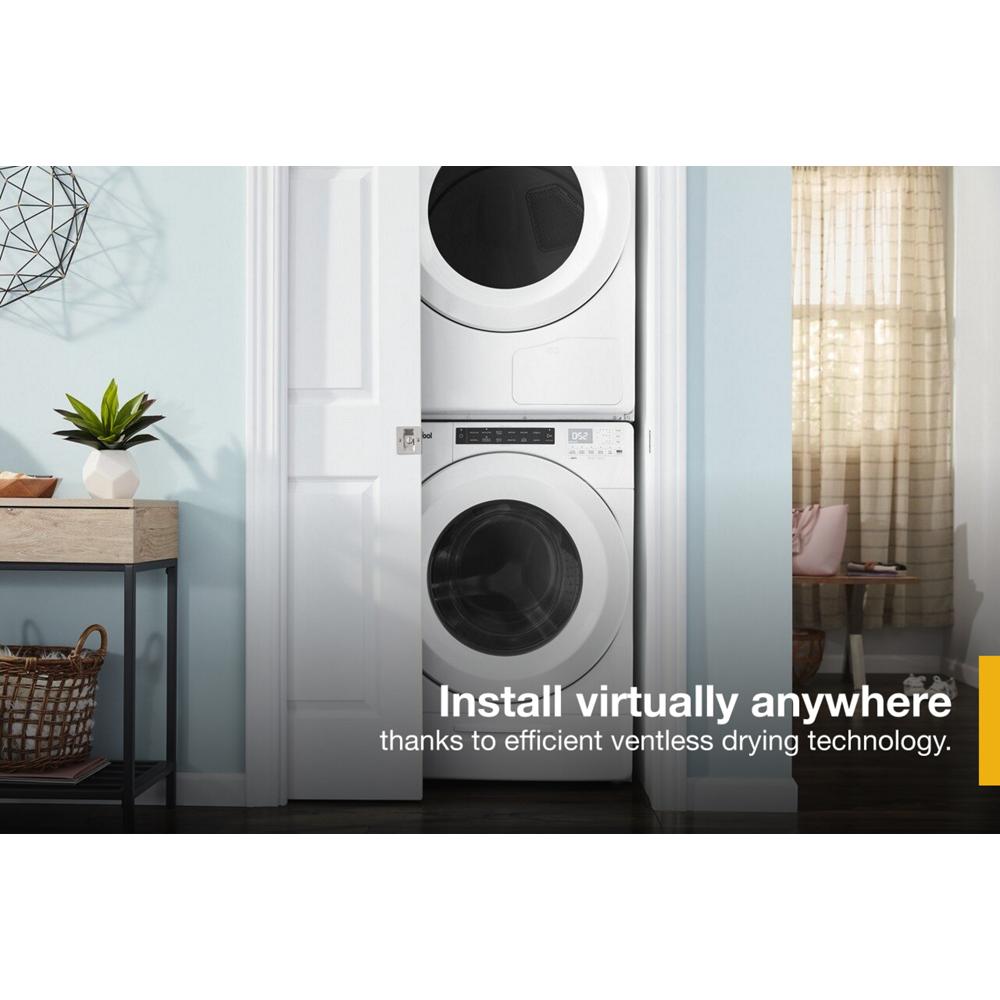 Miele T1 Series 4.02-cu ft Stackable Ventless Smart Electric Dryer (Lotus  White) ENERGY STAR