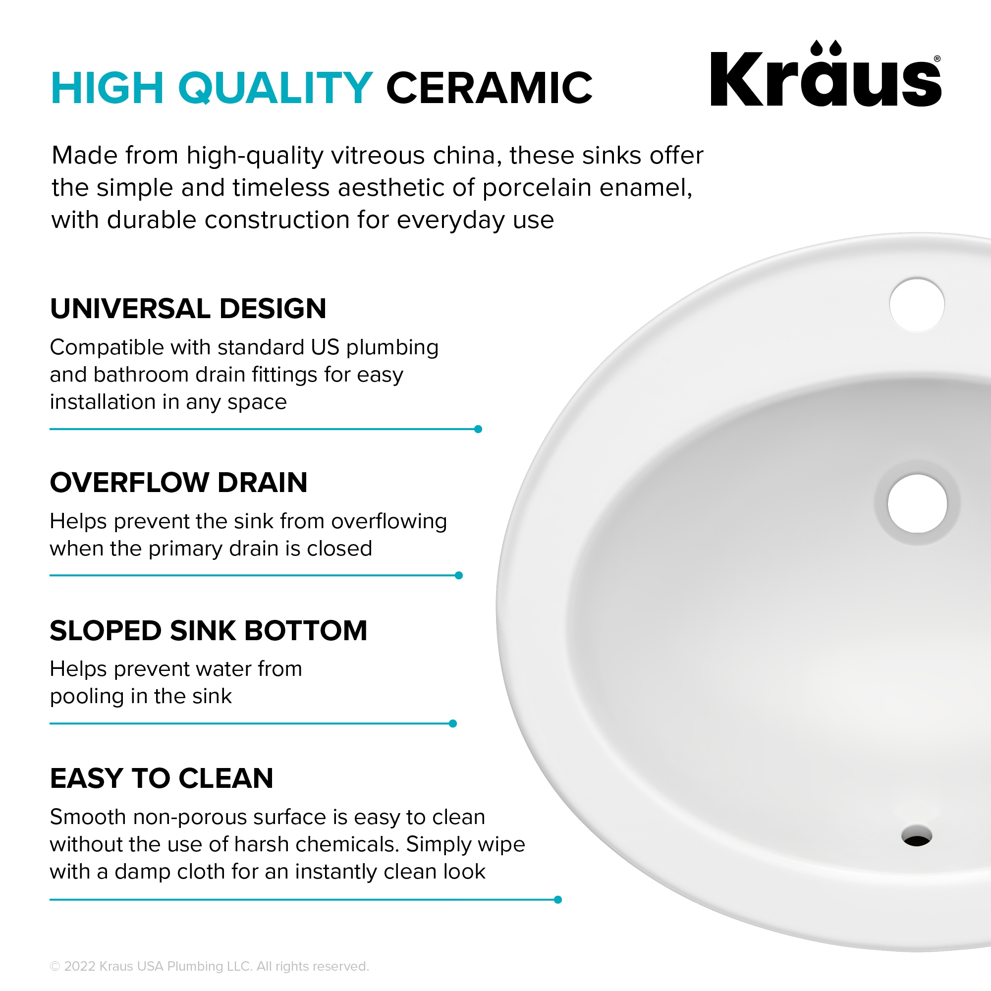 Kraus KCT-101 Bath-Sink - View #12