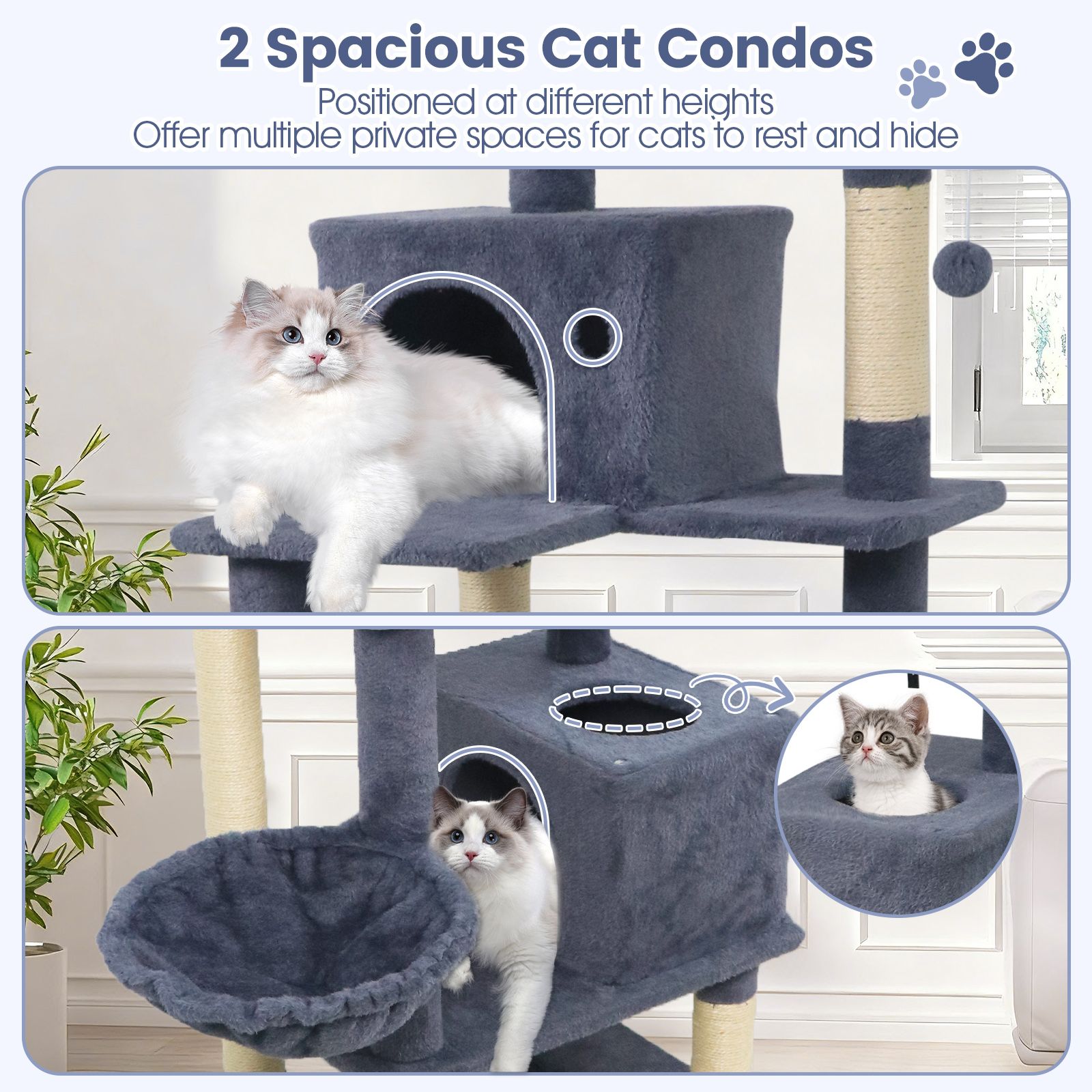 Slickblue D-CO-RG58401VP Cat-Trees - View #5