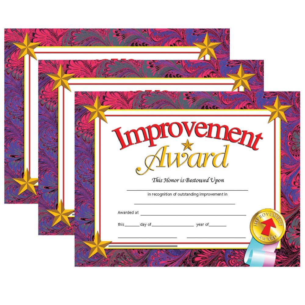 30 sheets per pack Hayes Multi-Color Music Achievement Award Certificates 