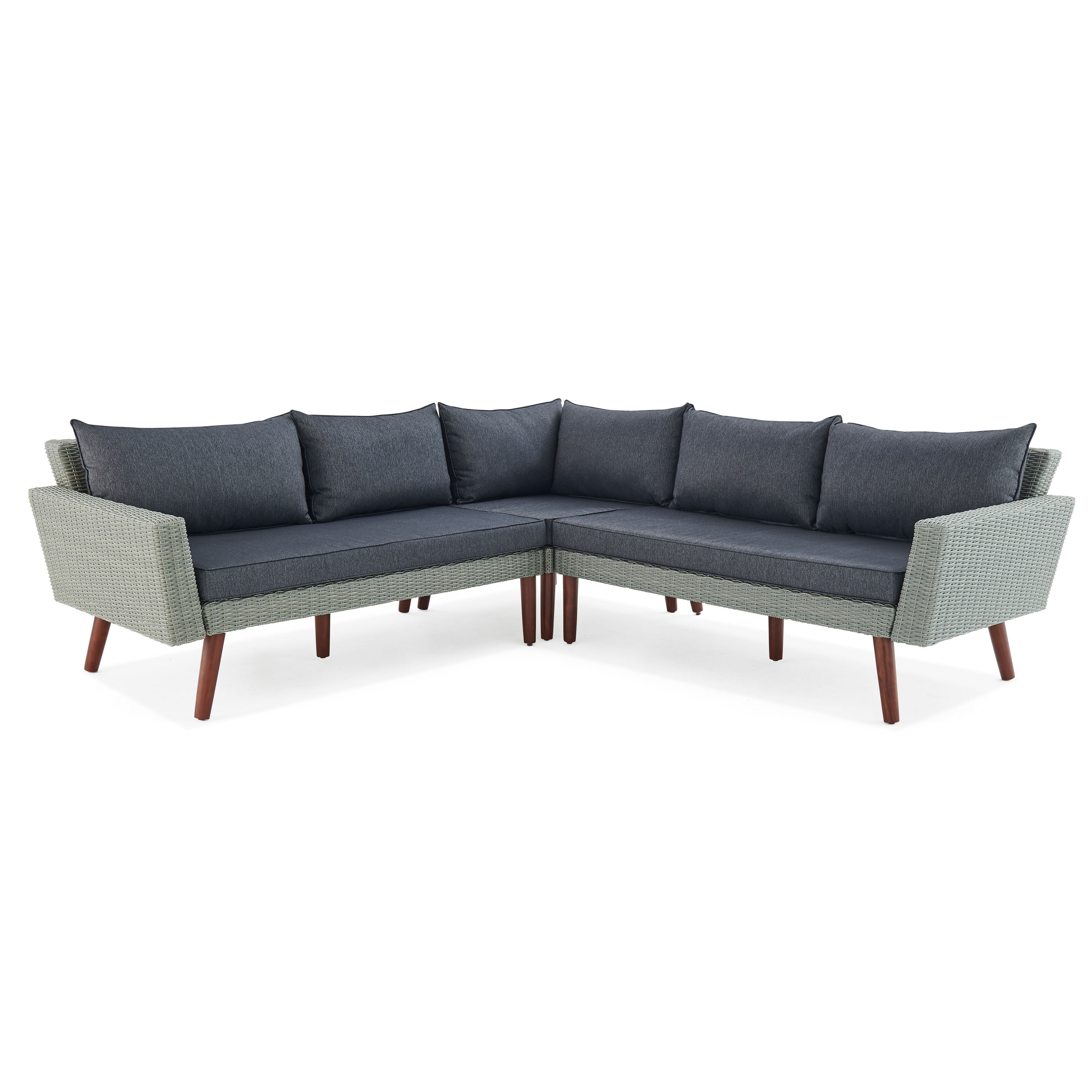 Alaterre Furniture AWWD012205DD Patio-Conversation-Sets - View #2
