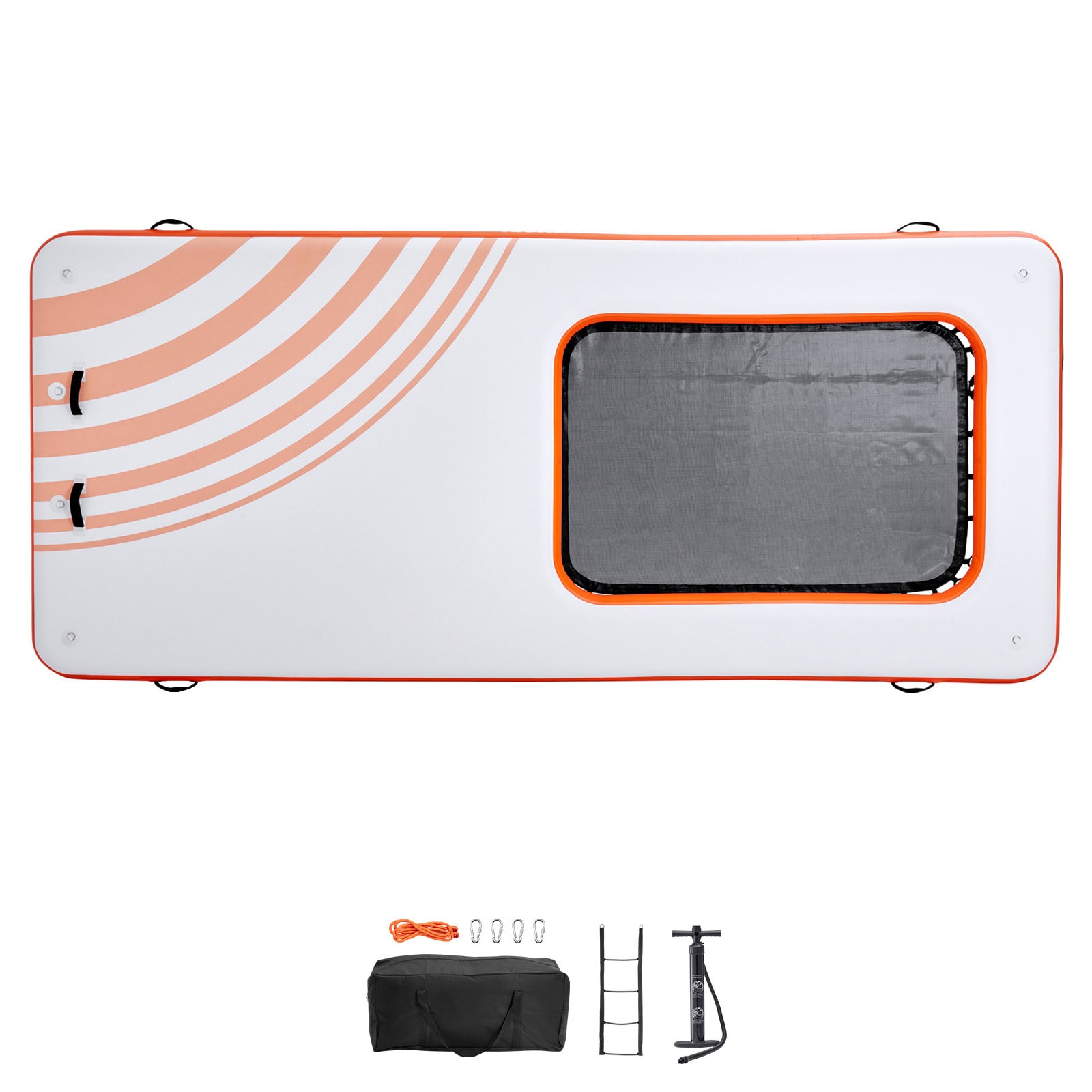 SVOPES SVOPESCQFT15X04128V0 Inflatable Floating Dock Multiple colors Kickboard