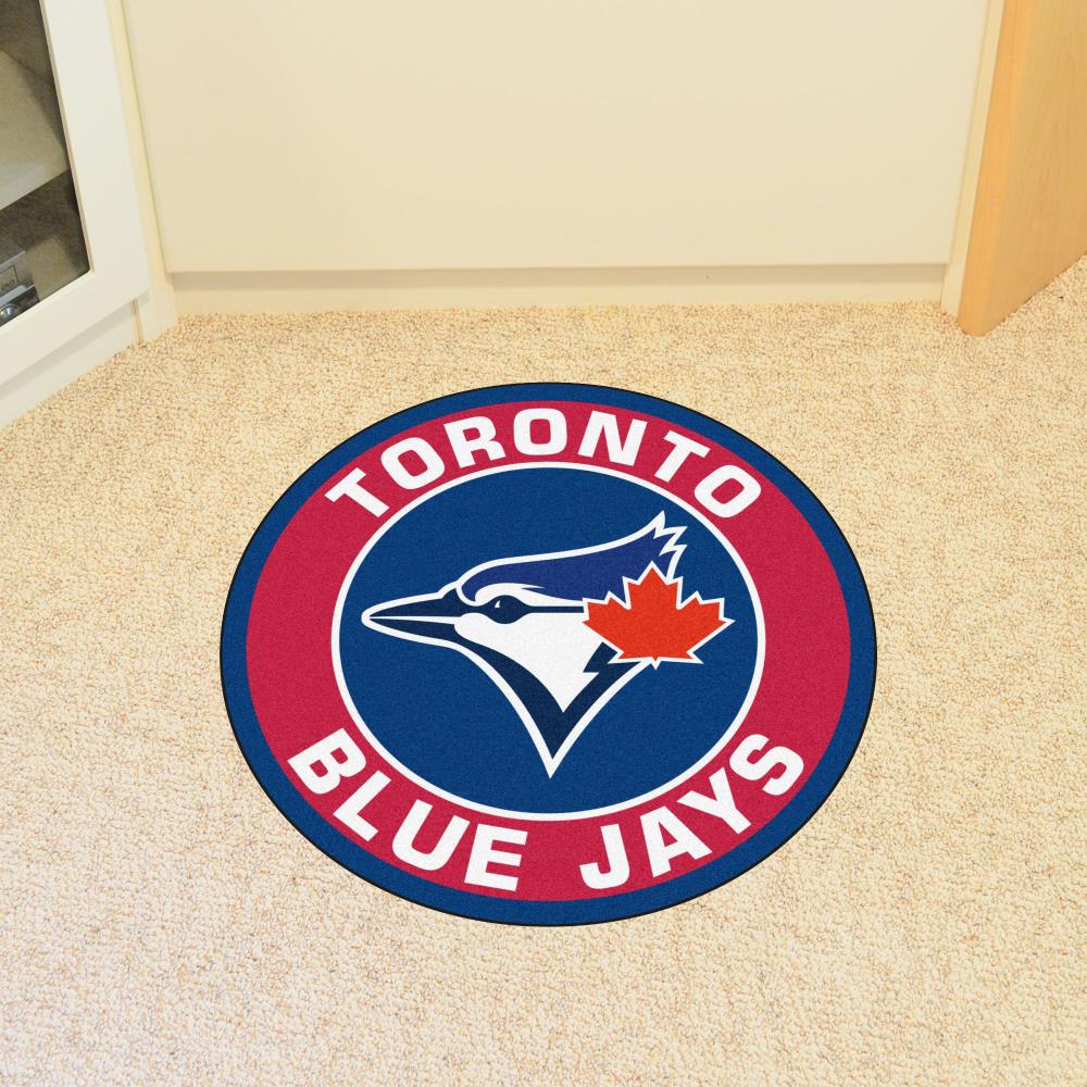 Reviews for FANMATS MLB Toronto Blue Jays Red 2 ft. x 2 ft. Round Area Rug