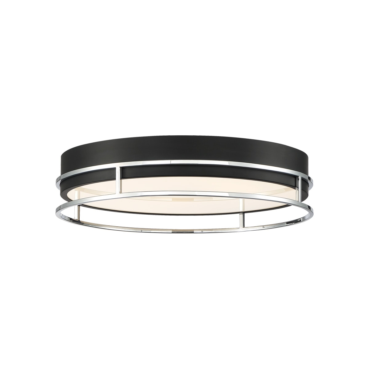 Eurofase 39408-020 Grafice 1-Light 4-in Chrome LED Flush Mount Light