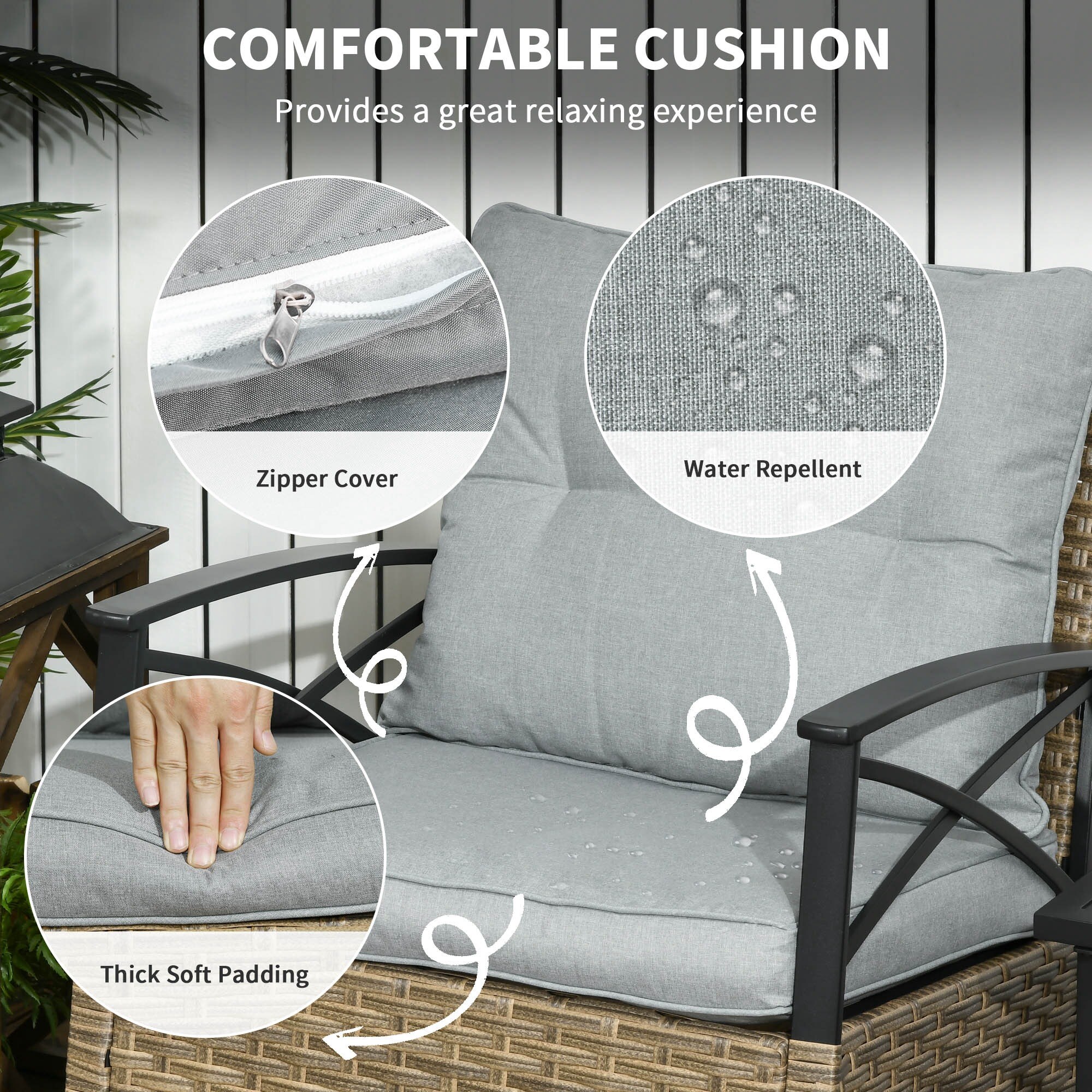 LUXEYARD DS-Y-YC-1004 Patio-Chairs - View #5